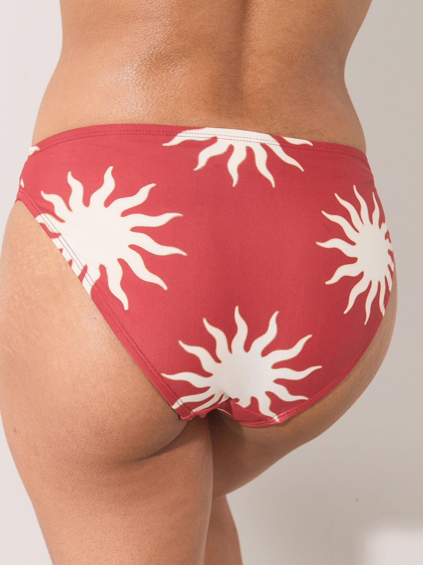 Image 2 of 7 of The Very Collection Sun Print Shapewear Bikini Brief - Multi