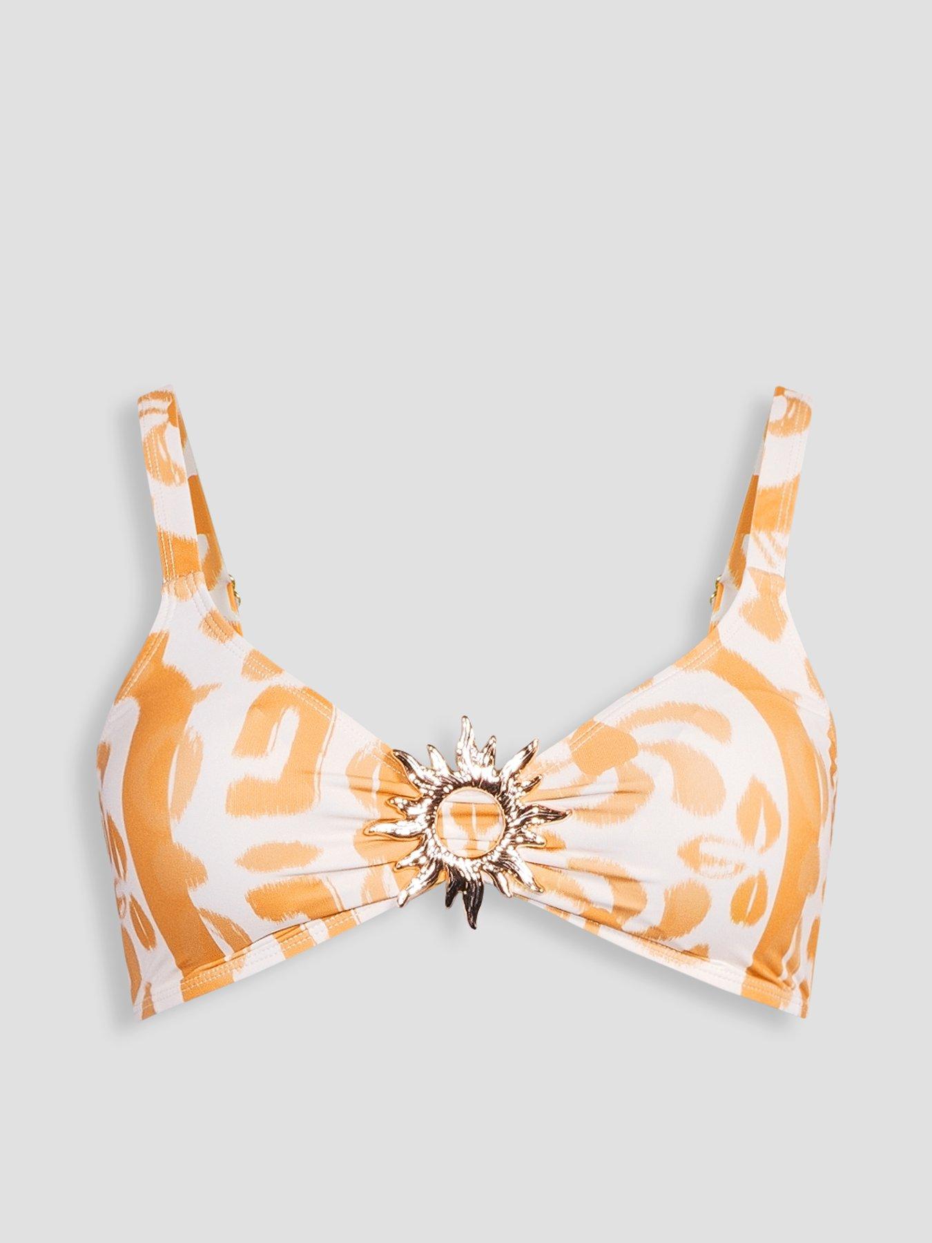 Image 7 of 7 of The Very Collection Sun Trim Shapewear Bikini Top - Multi