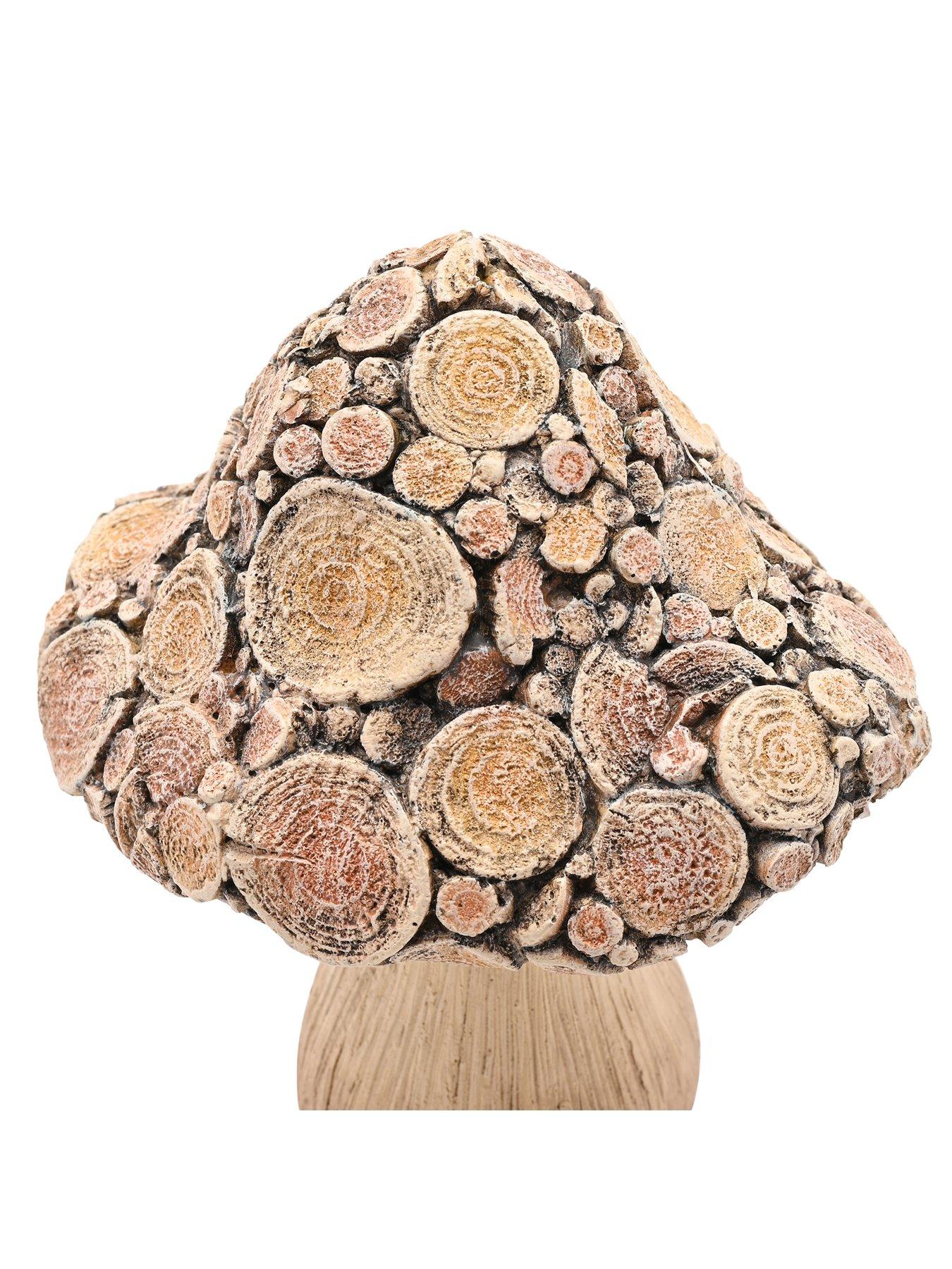 country-living-country-living-wood-effect-mushroom-with-log-20cmsback
