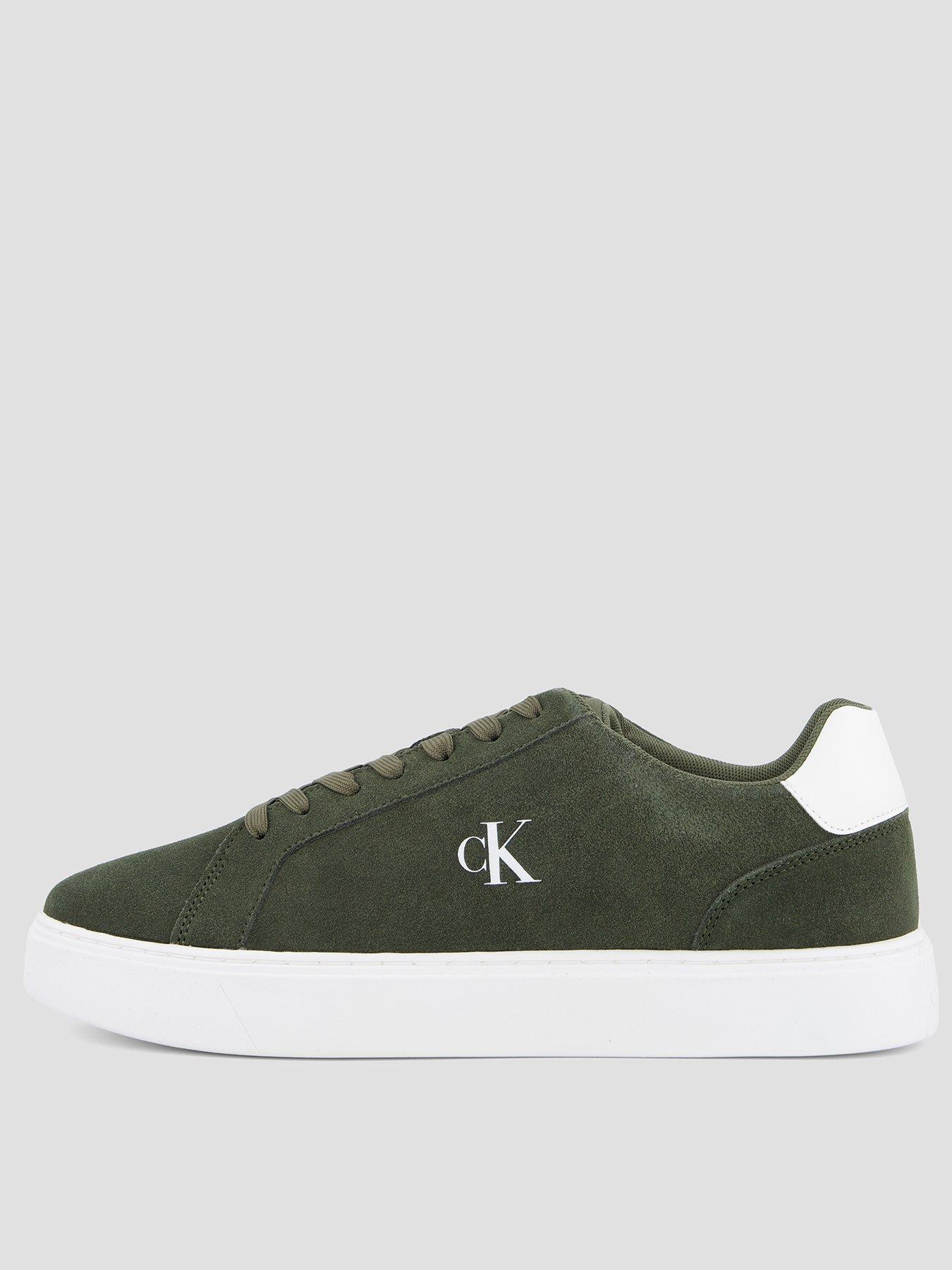 Calvin Klein Classic Cupsole Laceup Trainer - Dark Green
