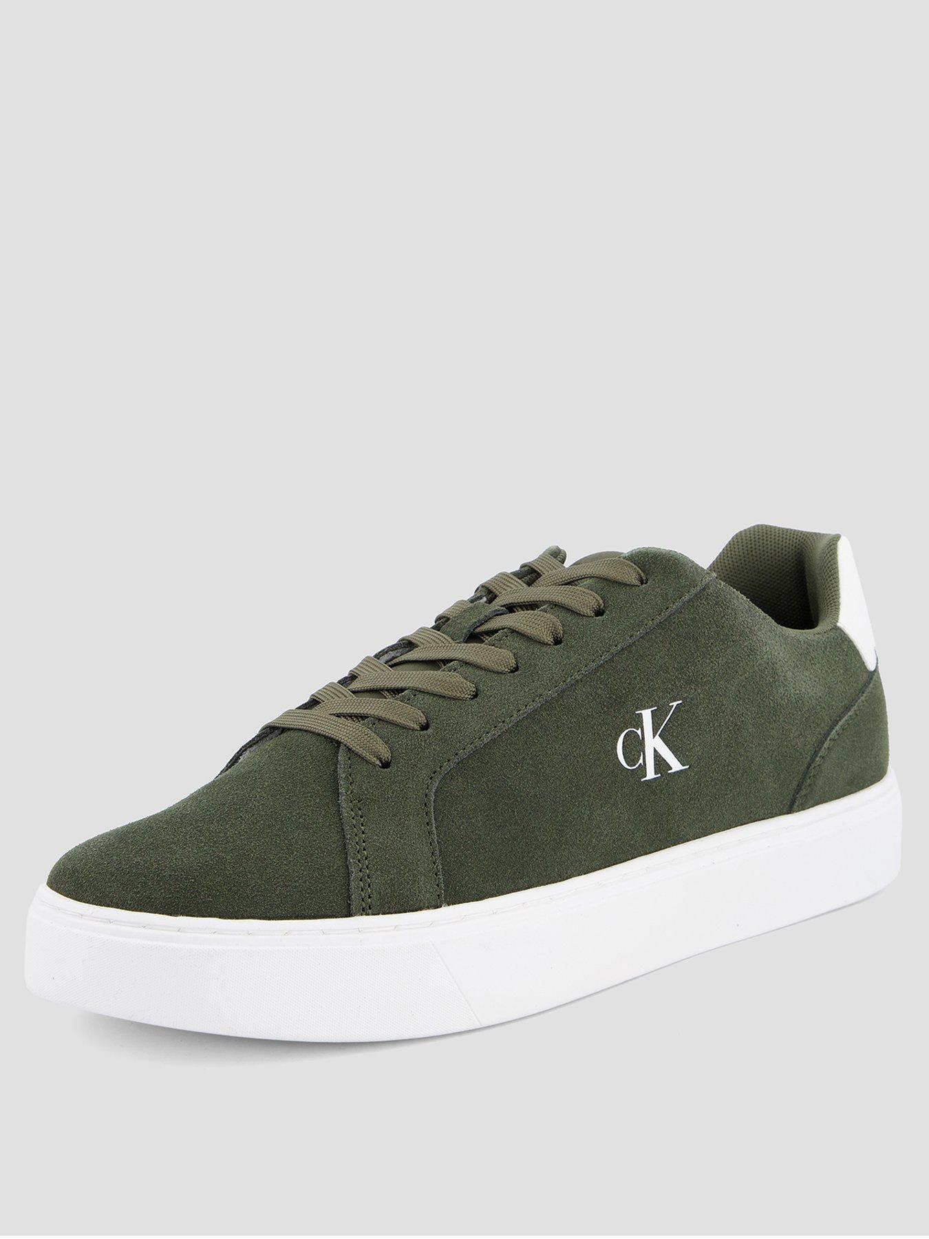 Image 2 of 7 of Calvin Klein Classic Cupsole Laceup Trainer - Dark Green