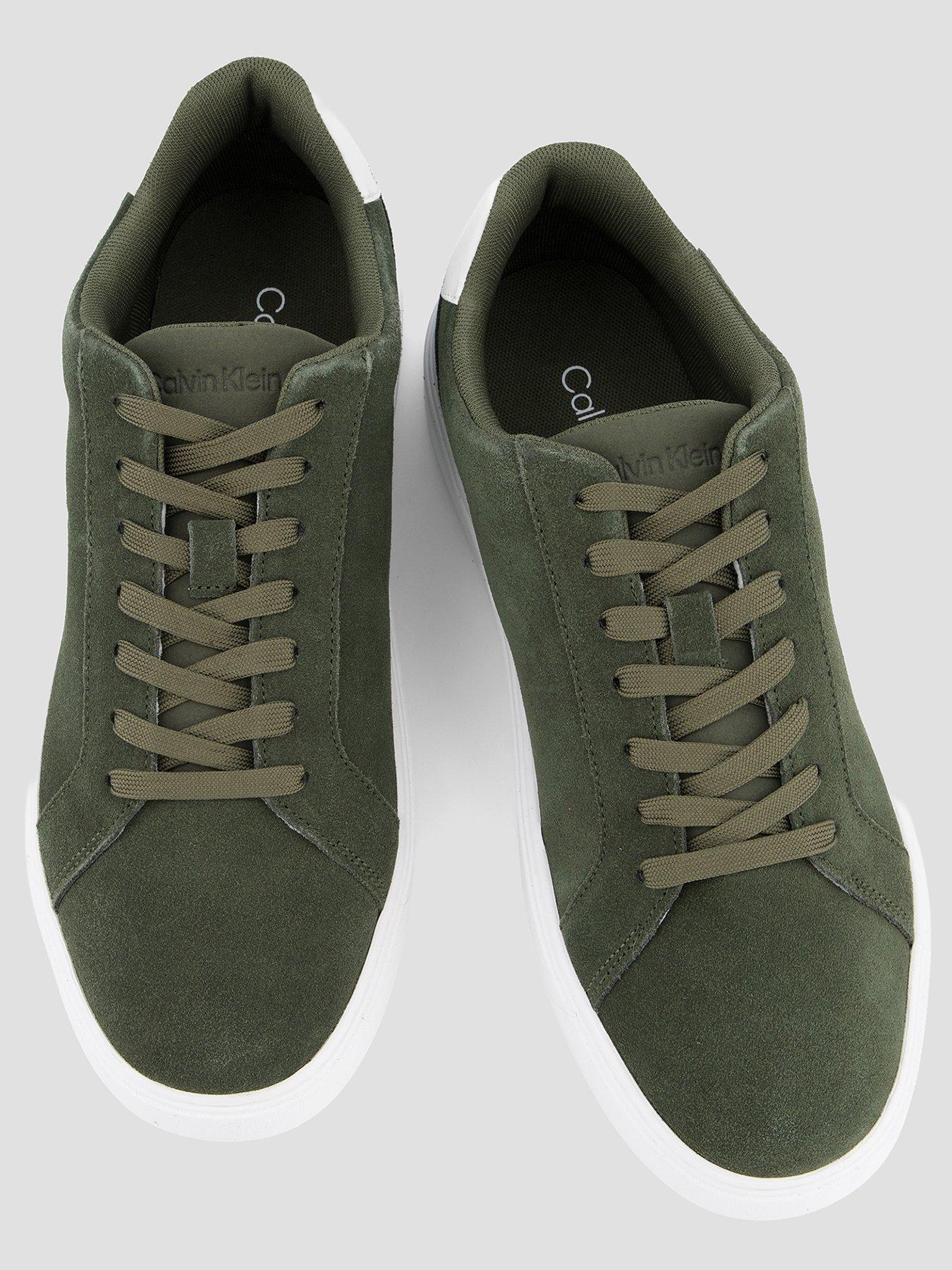 Image 3 of 7 of Calvin Klein Classic Cupsole Laceup Trainer - Dark Green