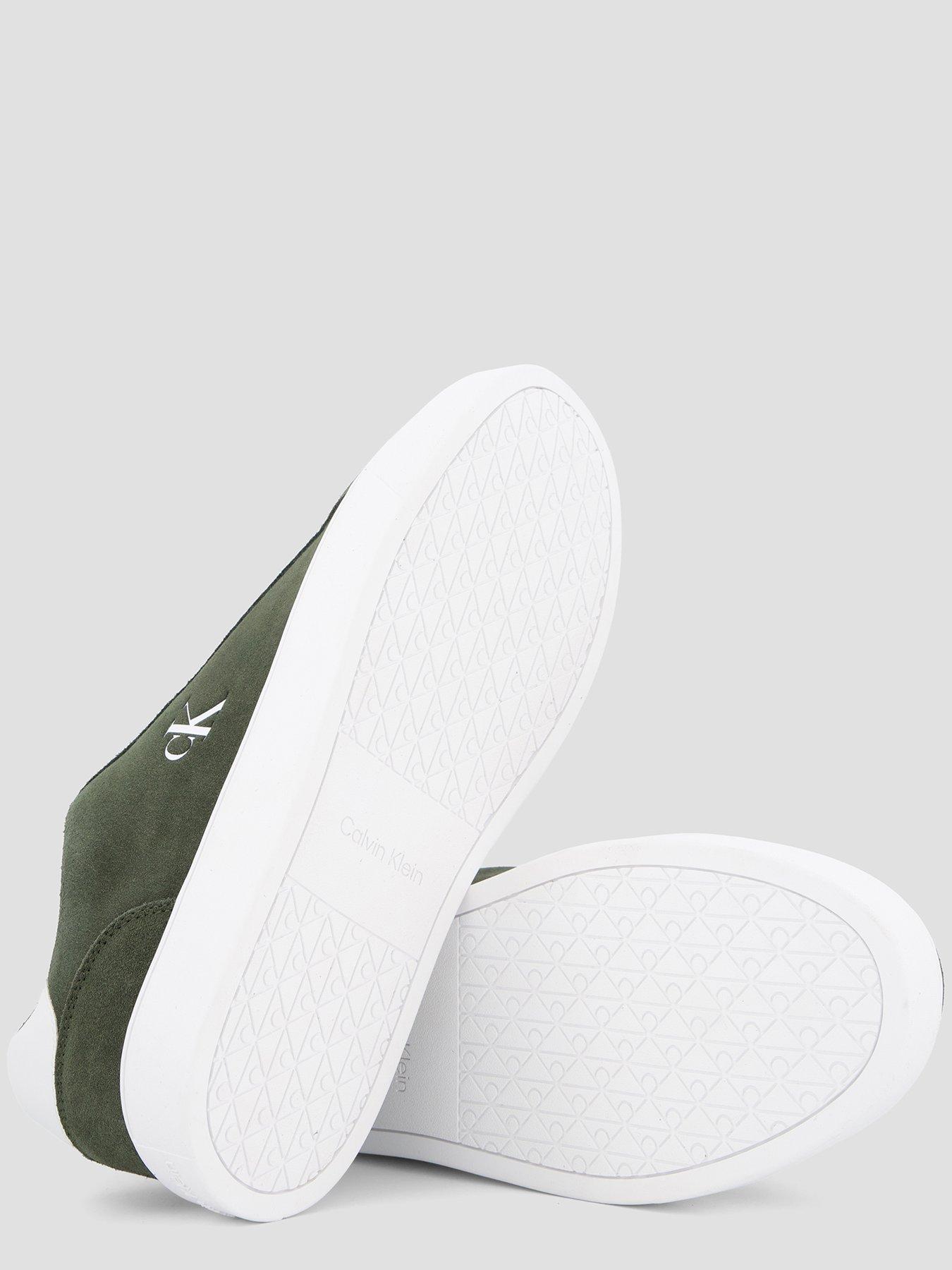Image 4 of 7 of Calvin Klein Classic Cupsole Laceup Trainer - Dark Green