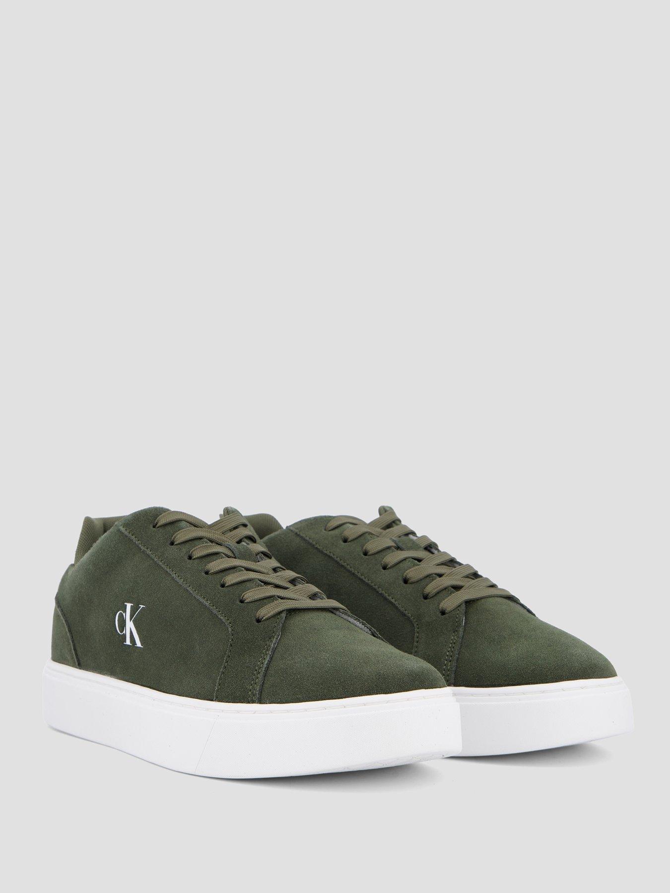 Image 6 of 7 of Calvin Klein Classic Cupsole Laceup Trainer - Dark Green