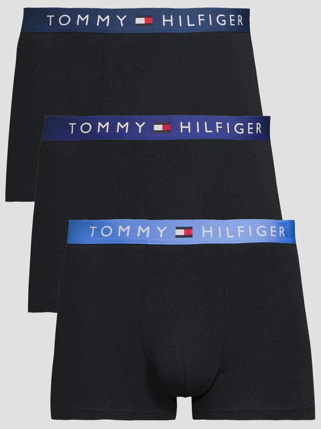 Image 1 of 3 of Tommy Hilfiger 3 Pack Everyday Essentials Trunks - Blue