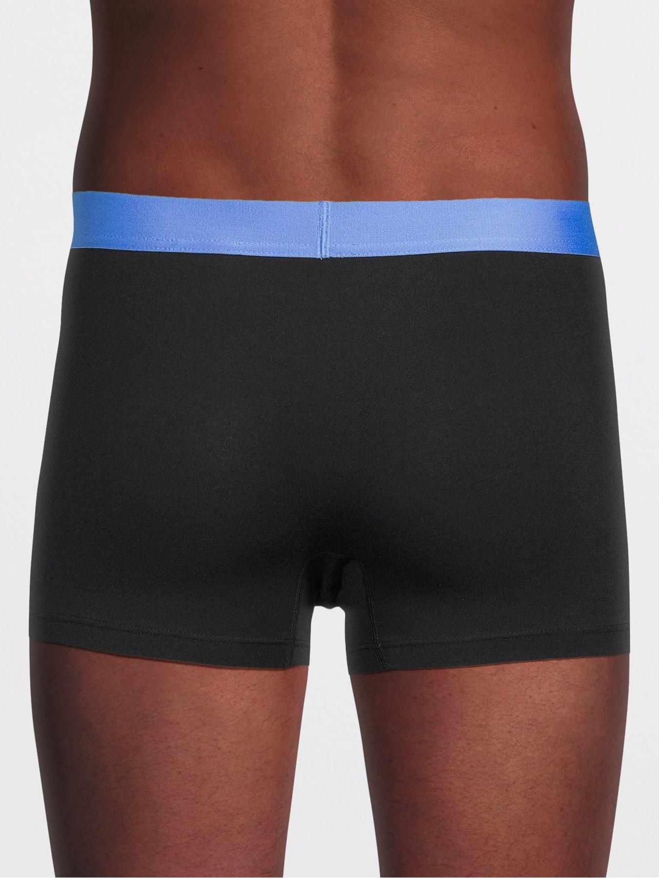 Image 3 of 3 of Tommy Hilfiger 3 Pack Everyday Essentials Trunks - Blue