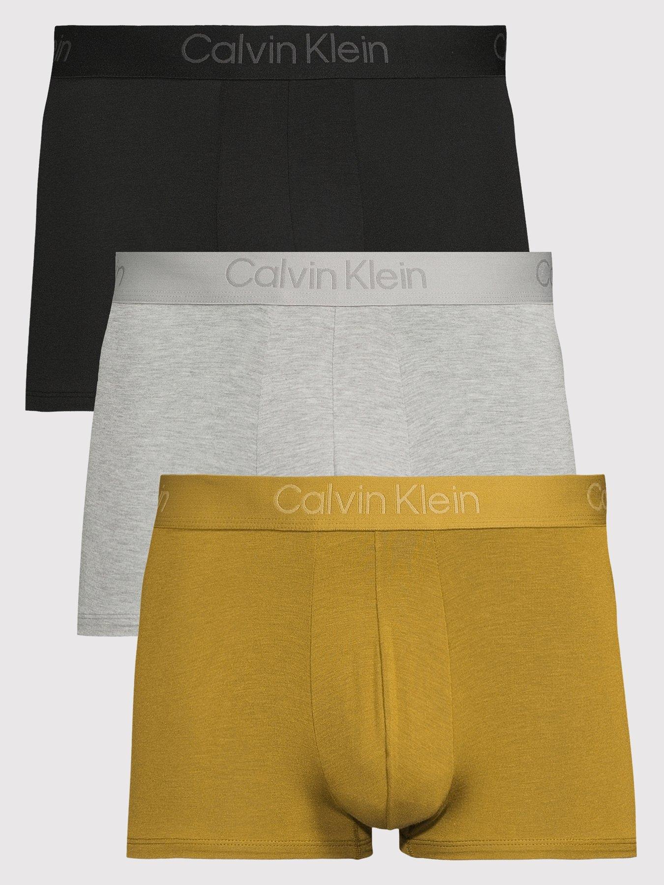 Calvin Klein Underwear Modal 3 Pack Trunks - Assorted