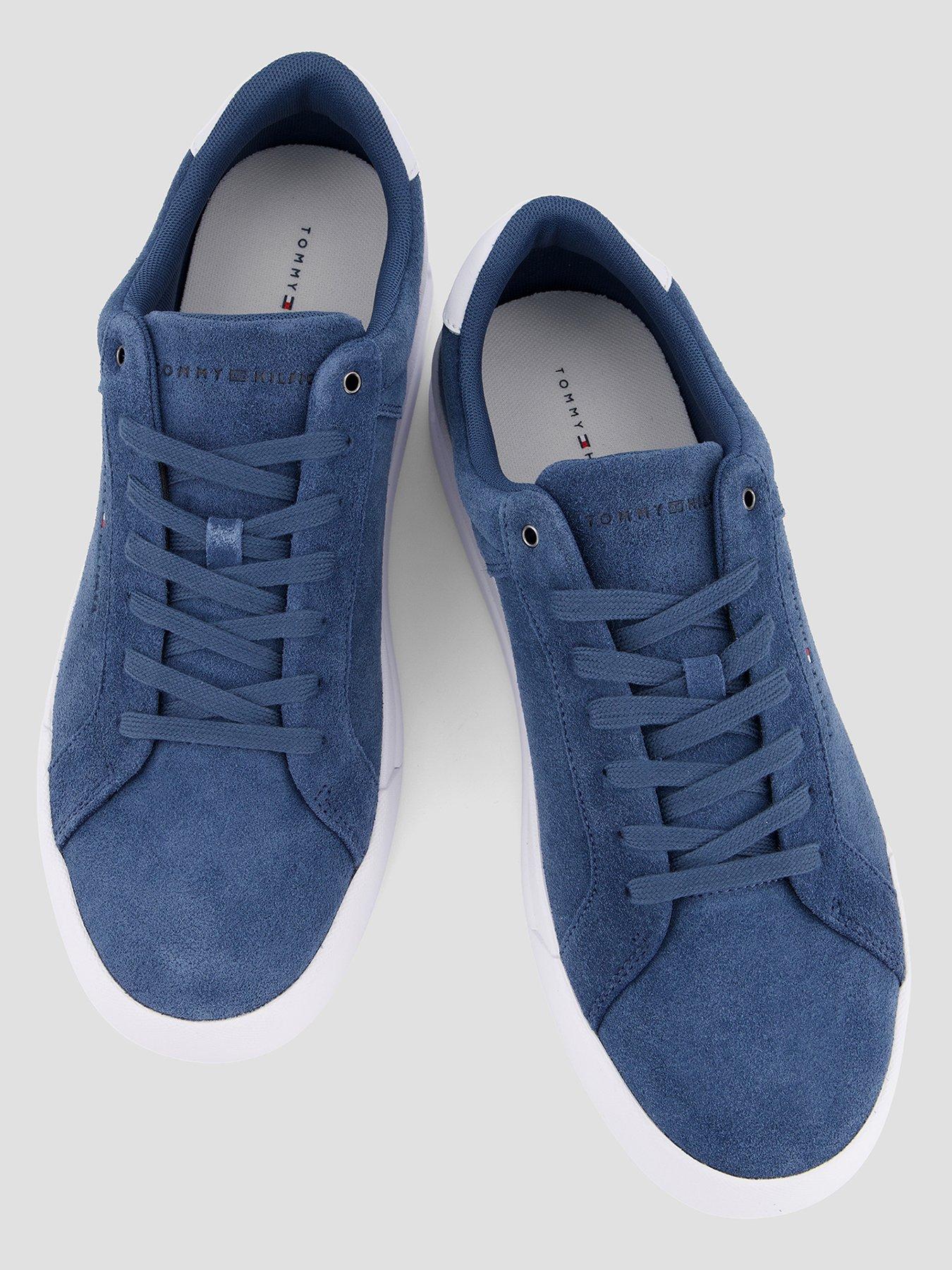 Image 3 of 7 of Tommy Hilfiger TH Court Suede Trainer - Blue