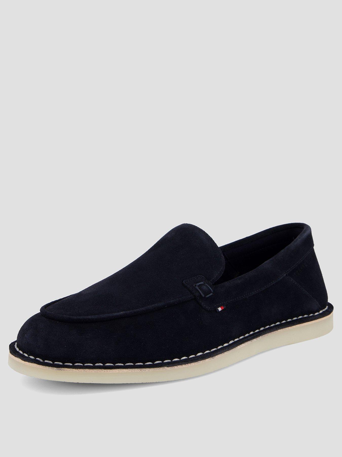 tommy-hilfiger-stitchdown-suede-loafer-navystillFront