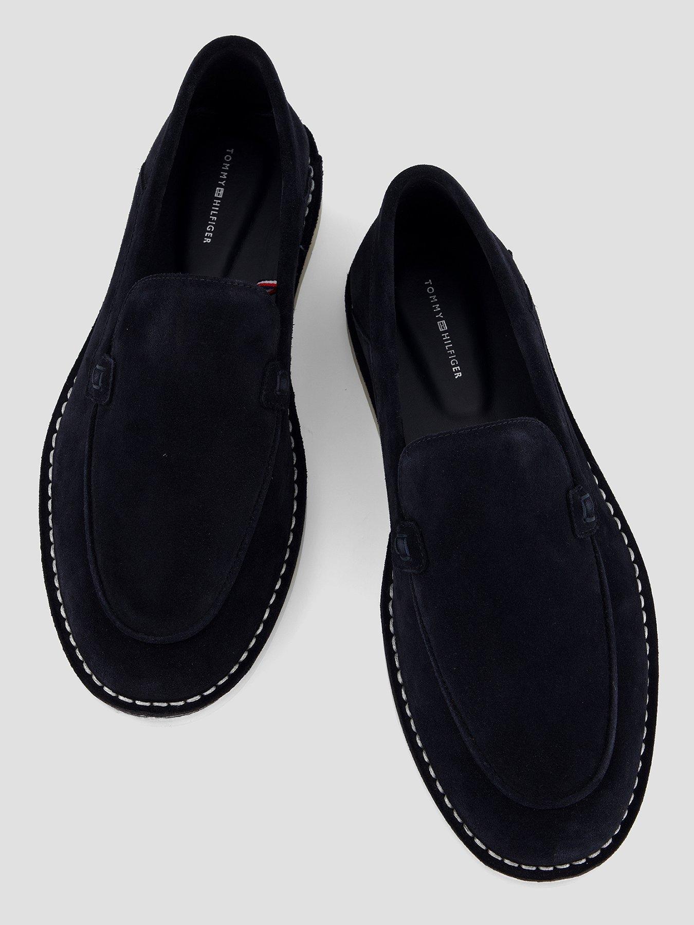 tommy-hilfiger-stitchdown-suede-loafer-navyoutfit