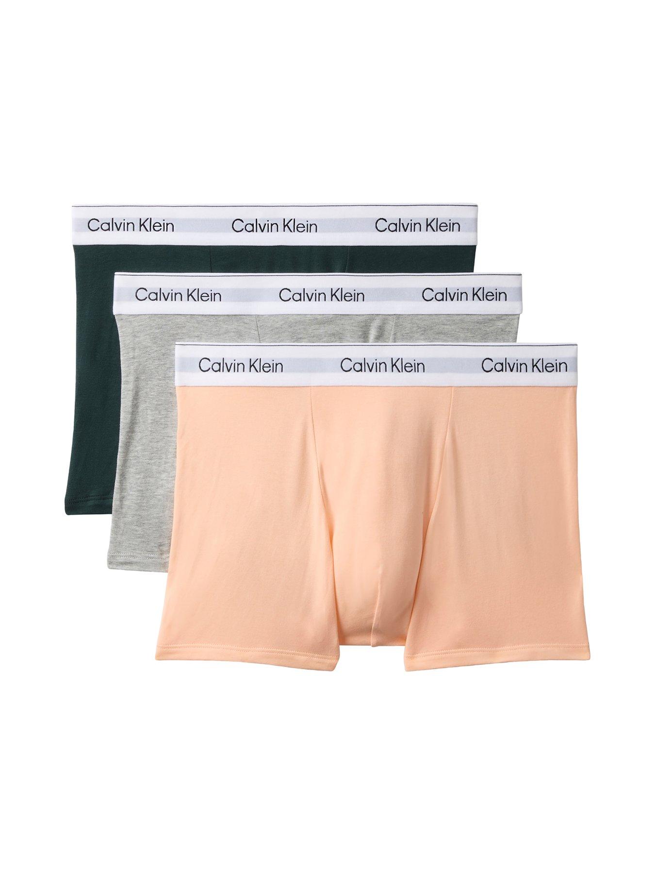 Calvin Klein Underwear Icon Cotton Stretch 3 Pack Relaxed Trunks - Assorted