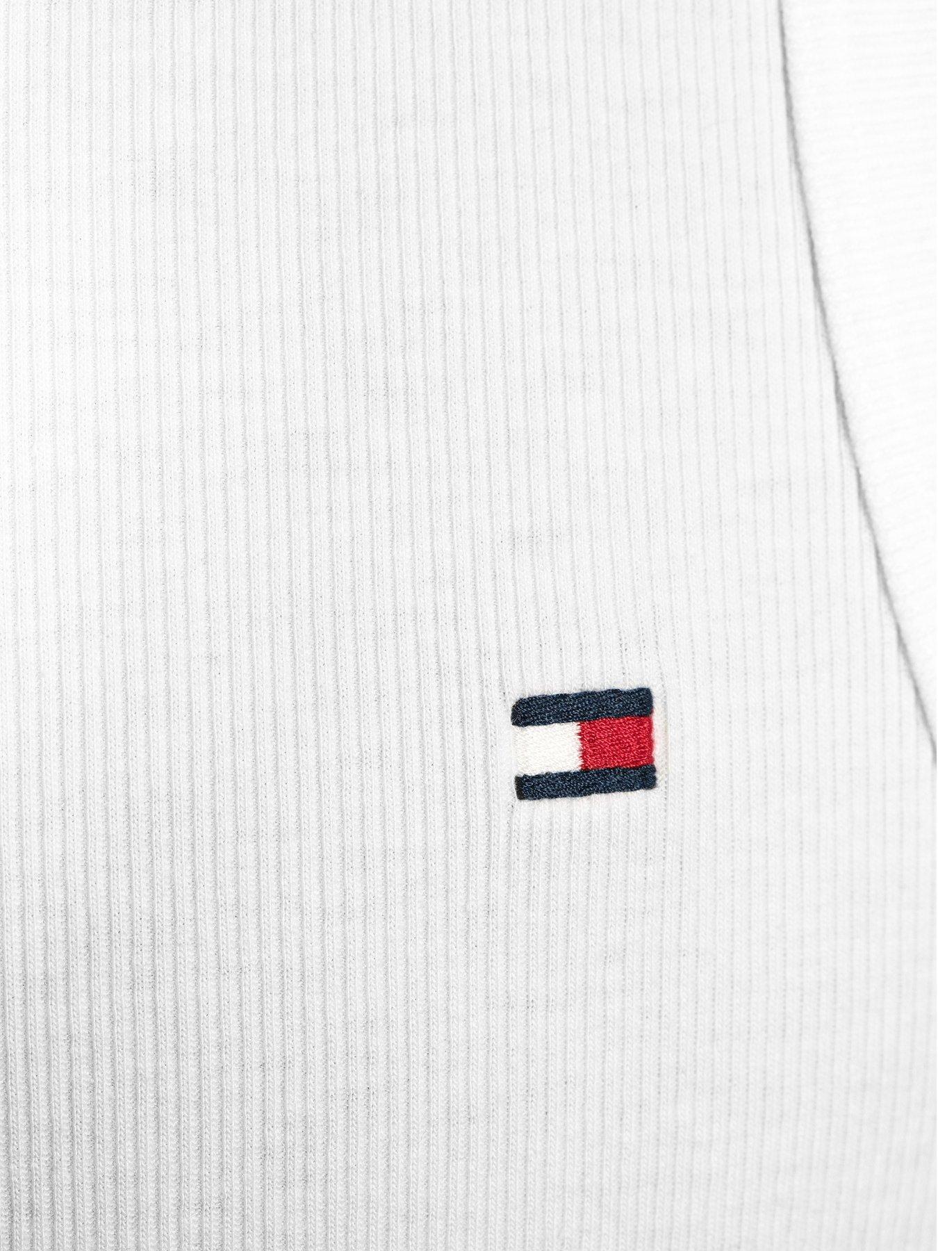 Image 5 of 5 of Tommy Hilfiger 2 Pack Rib Vests - White