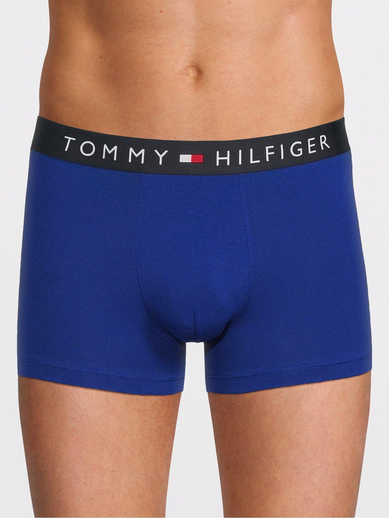 Image 2 of 4 of Tommy Hilfiger 3 Pack Everyday Essentials Trunks - Blue