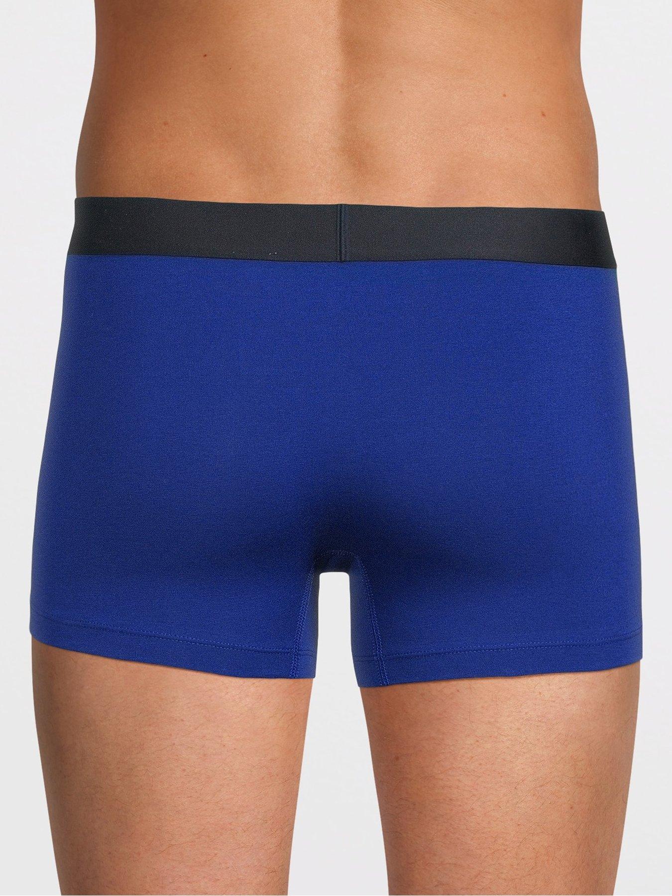 Image 3 of 4 of Tommy Hilfiger 3 Pack Everyday Essentials Trunks - Blue