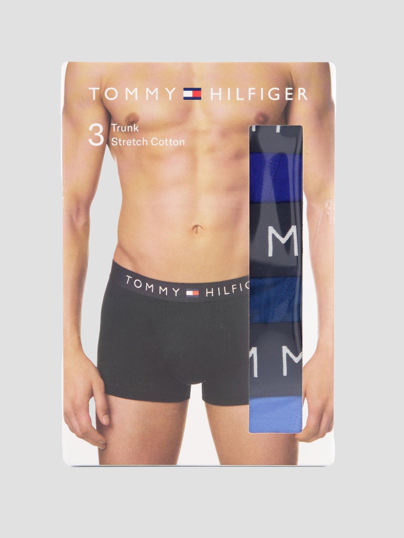 Image 4 of 4 of Tommy Hilfiger 3 Pack Everyday Essentials Trunks - Blue