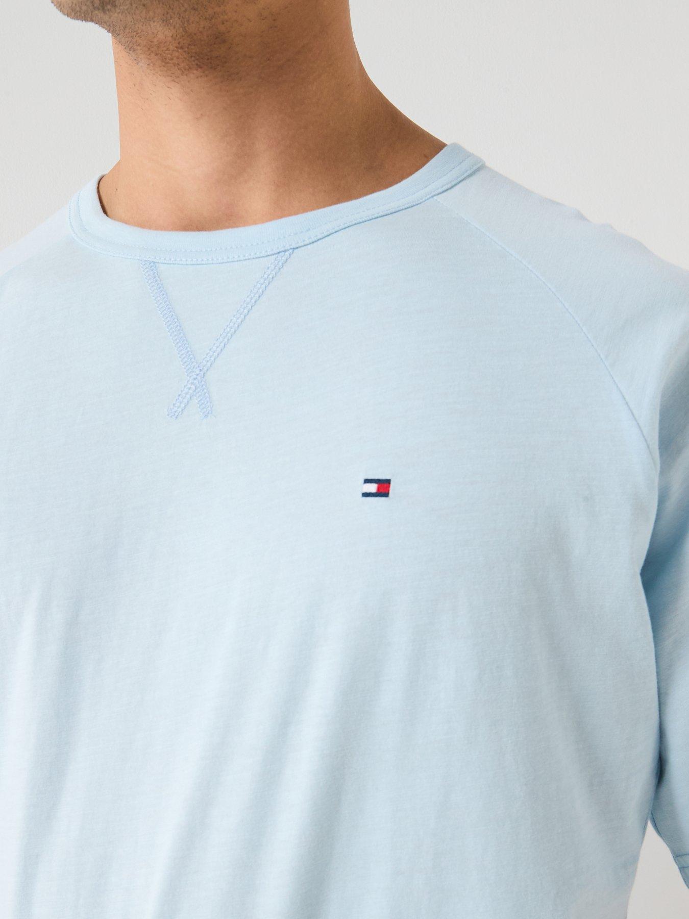 Image 5 of 6 of Tommy Hilfiger Woven Short Print Pyjama Set - Blue