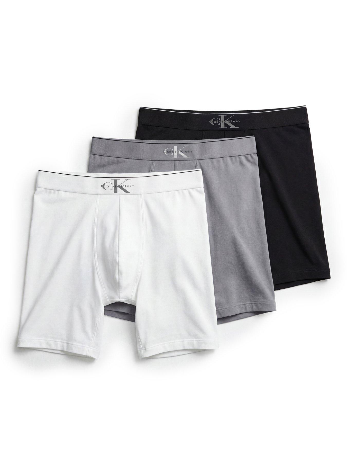 Image 1 of 4 of Calvin Klein Underwear Archive Cotton 3 Pack Boxer Briefs - Assorted