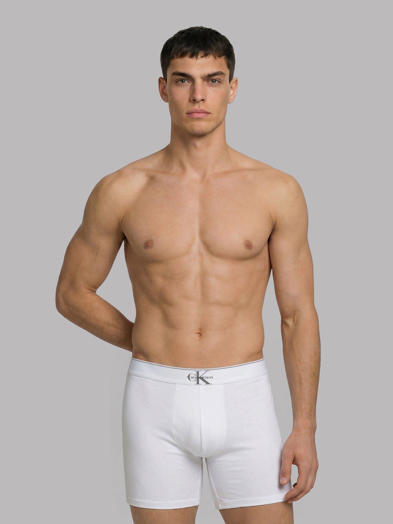 Image 2 of 4 of Calvin Klein Underwear Archive Cotton 3 Pack Boxer Briefs - Assorted