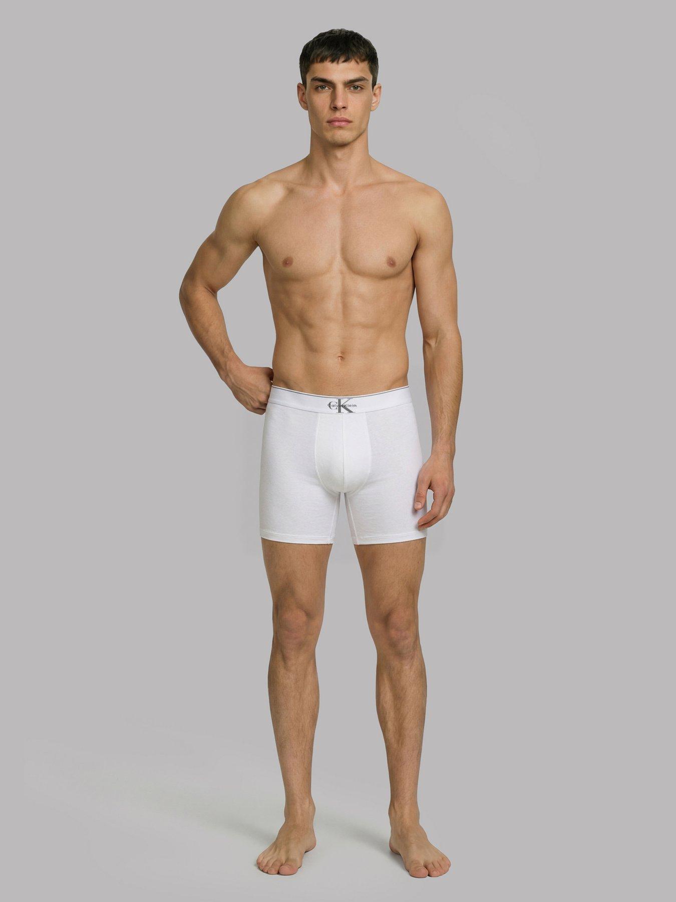 Image 4 of 4 of Calvin Klein Underwear Archive Cotton 3 Pack Boxer Briefs - Assorted