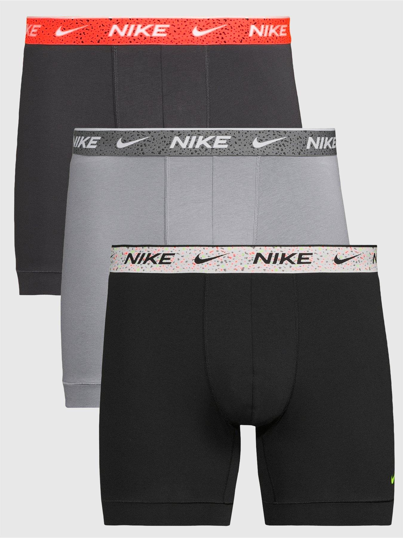 Image 1 of 3 of Nike Cotton Stretch 3 Pack Boxer Brief - Assorted