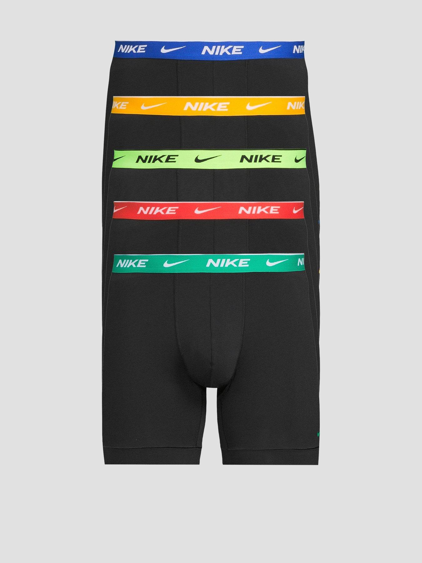 Nike Cotton Stretch 5 Pack Boxer Brief - Black/Multi