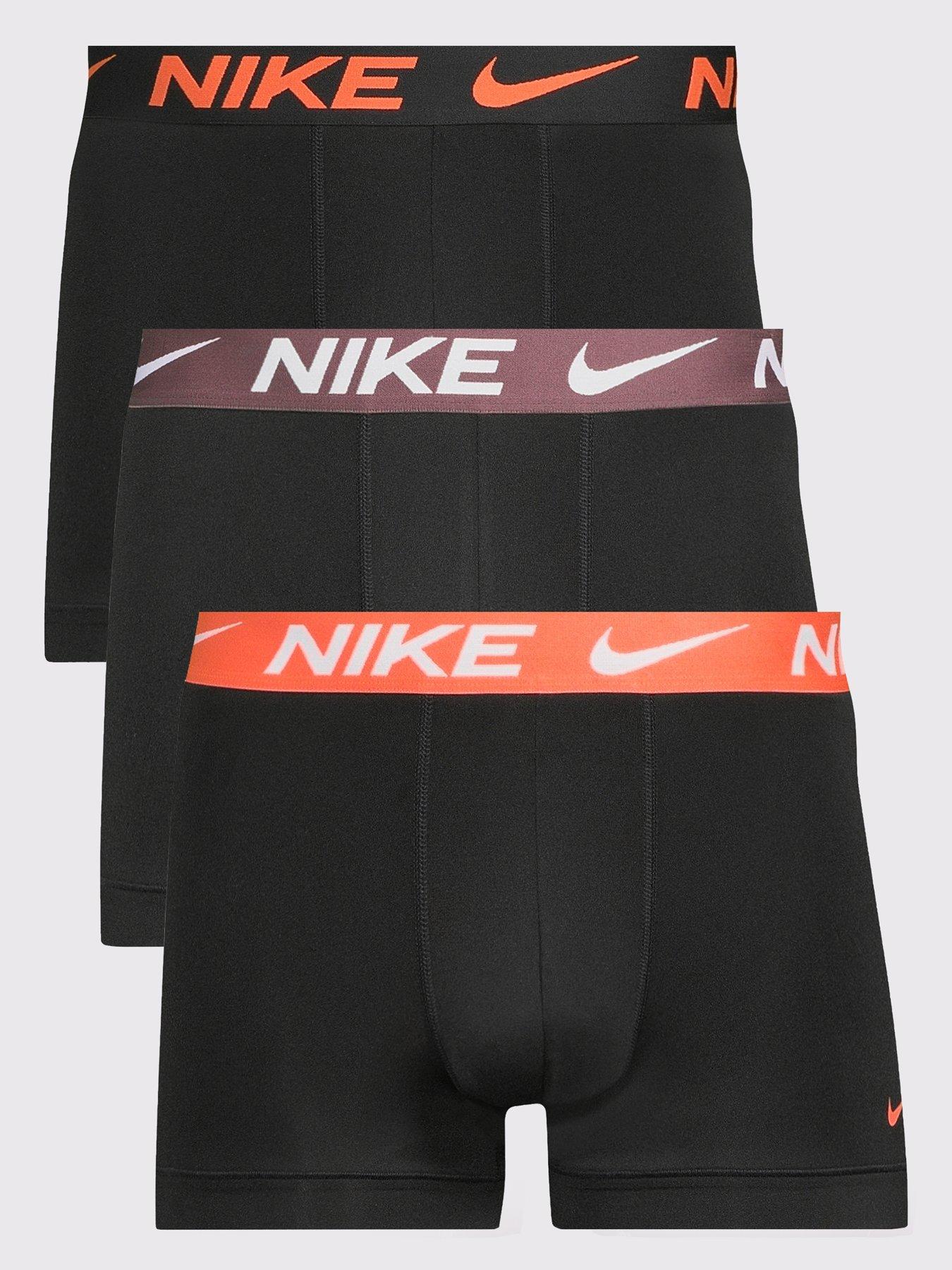 Nike Micro 3 Pack Trunks - Black/Multi