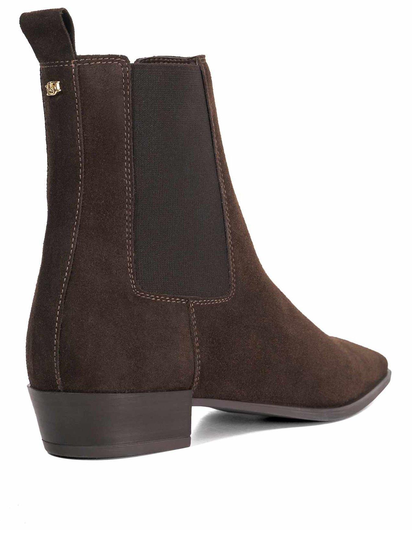 dune-london-parkas-chisel-western-chelsea-boots-brownoutfit