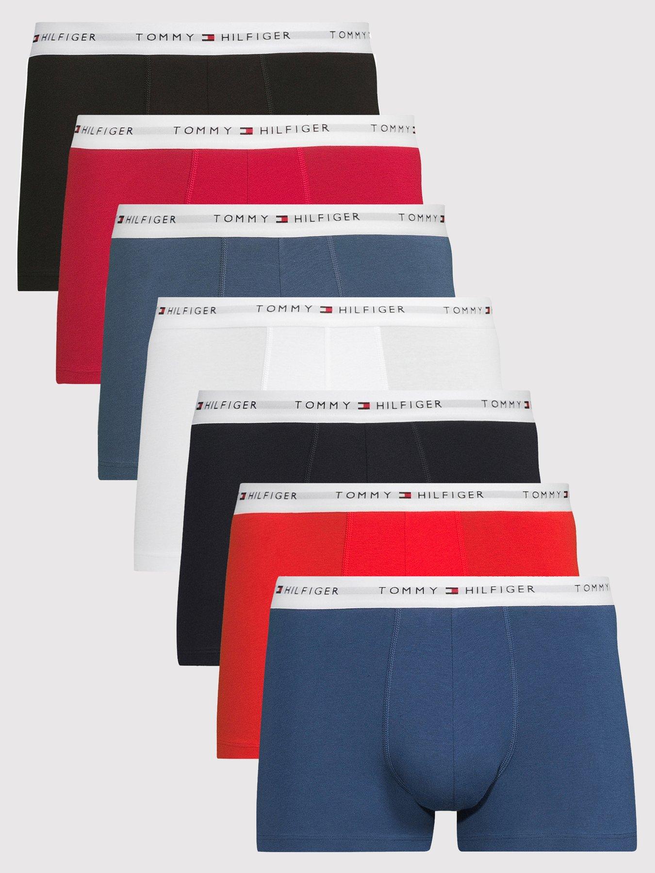 tommy-hilfiger-7-pack-signature-cotton-essential-trunks-assortedfront