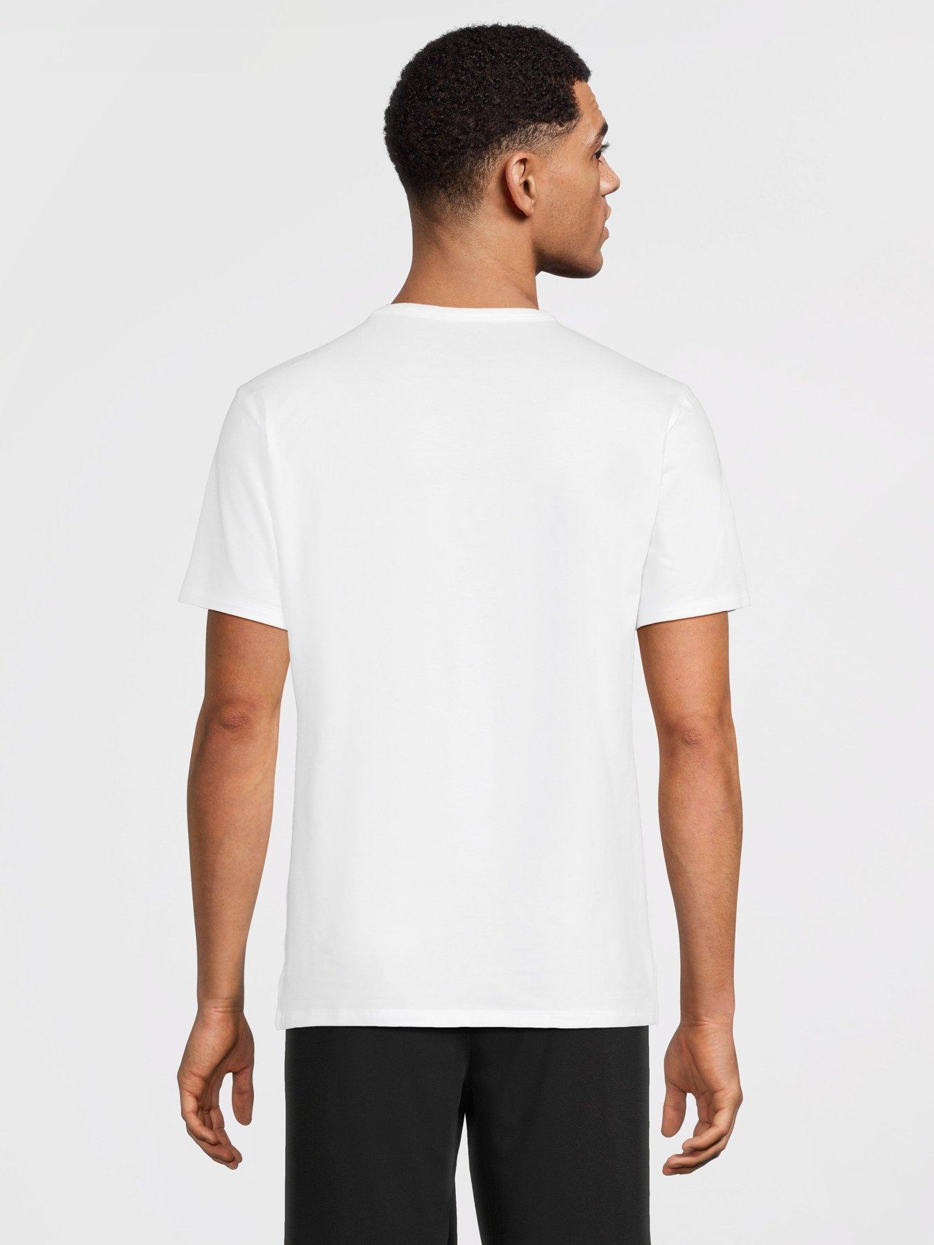 Image 3 of 7 of Calvin Klein Loungewear 3 Pack Microfibre T-Shirts - Assorted