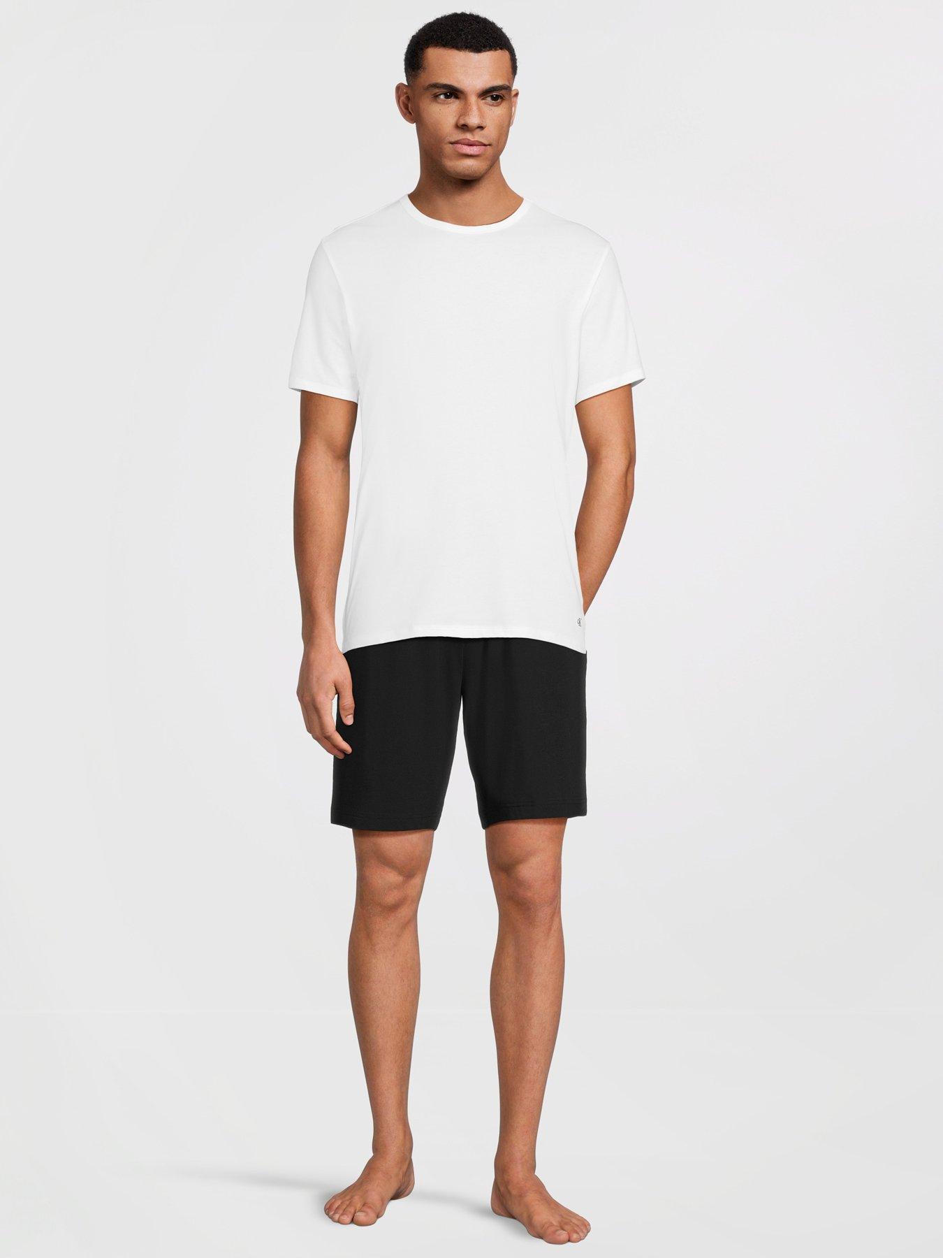 Image 4 of 7 of Calvin Klein Loungewear 3 Pack Microfibre T-Shirts - Assorted