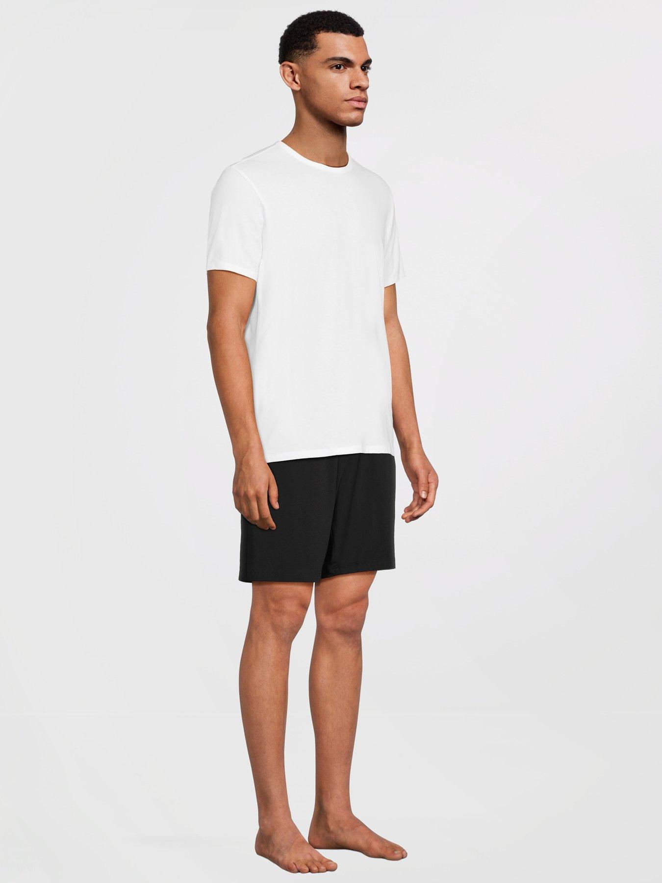 Image 5 of 7 of Calvin Klein Loungewear 3 Pack Microfibre T-Shirts - Assorted