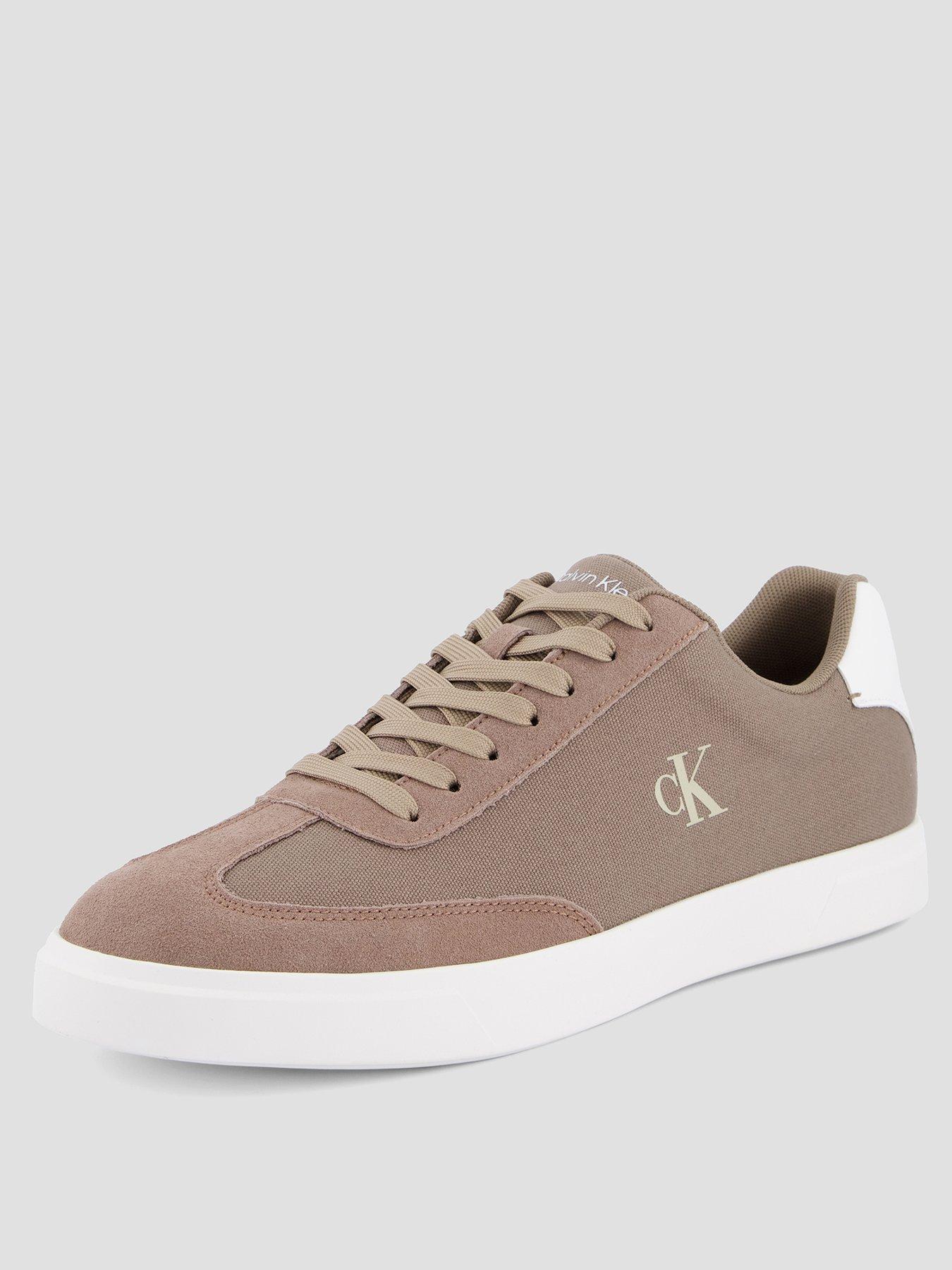 calvin-klein-low-profile-cupsole-trainers-beigestillFront
