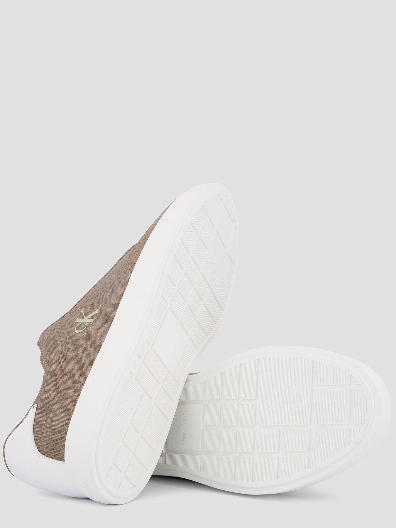calvin-klein-low-profile-cupsole-trainers-beigedetail