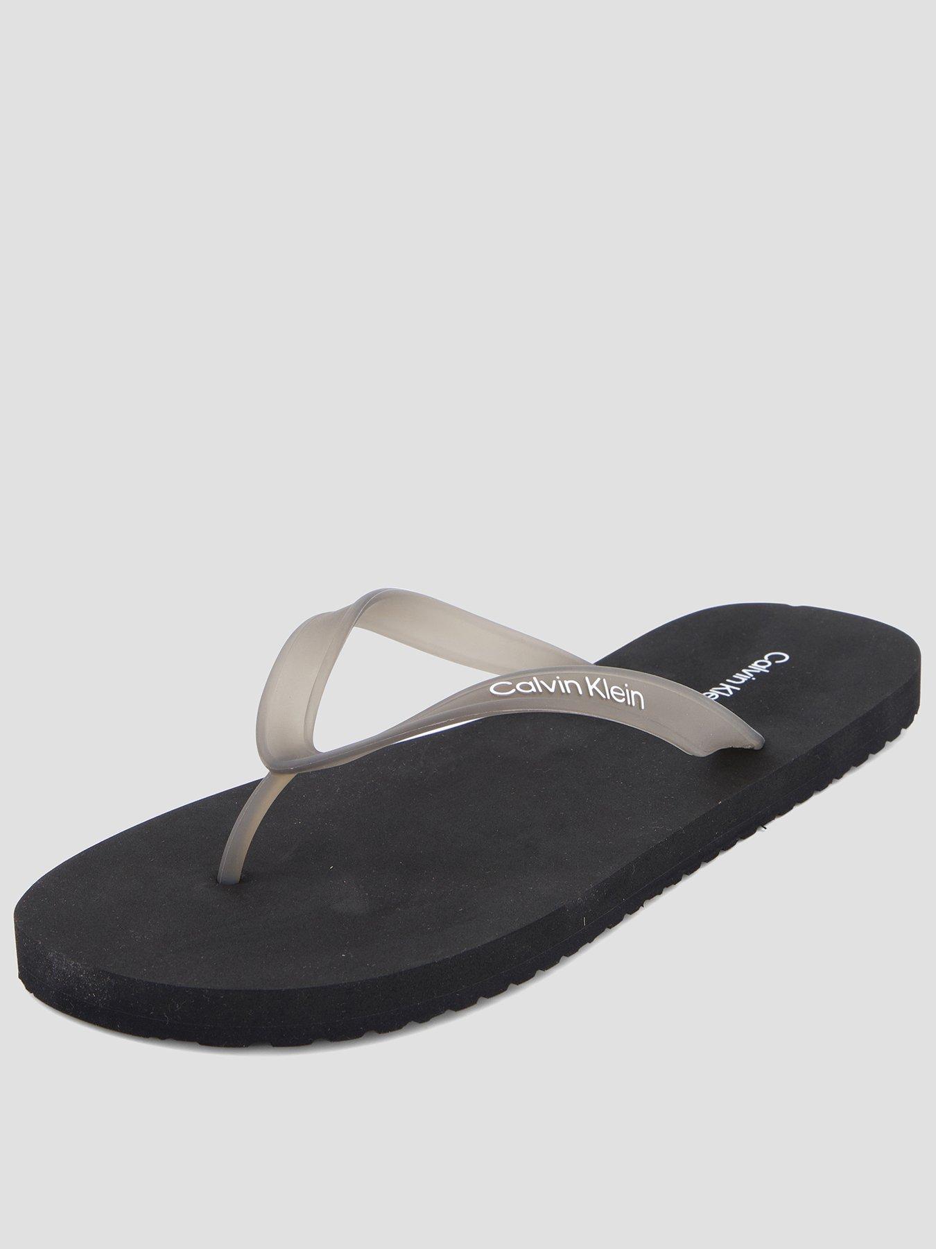 Image 1 of 7 of Calvin Klein Beach Flip Flop - Black