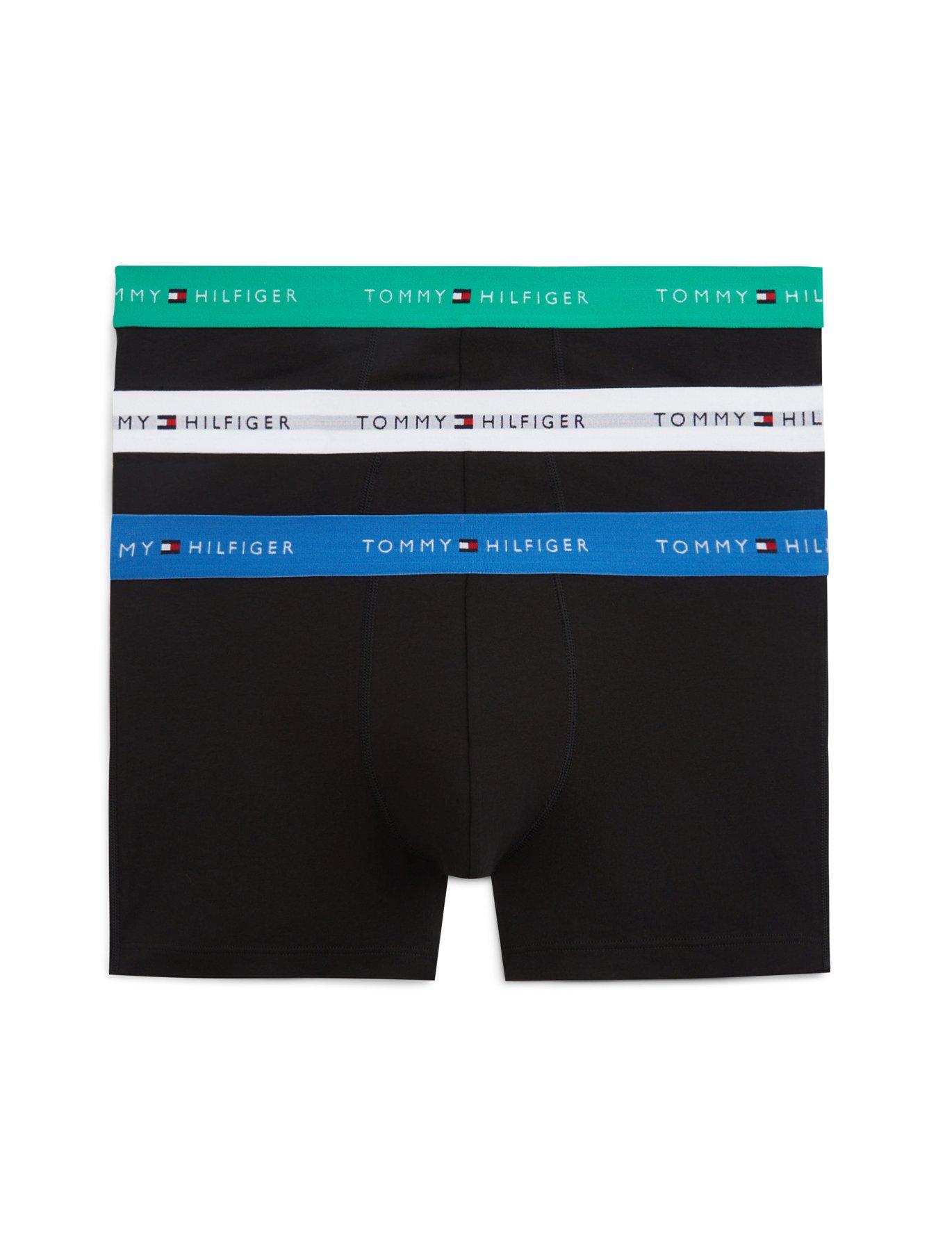 Tommy Hilfiger 3 Pack Signature Cotton Essentials Trunks - Assorted