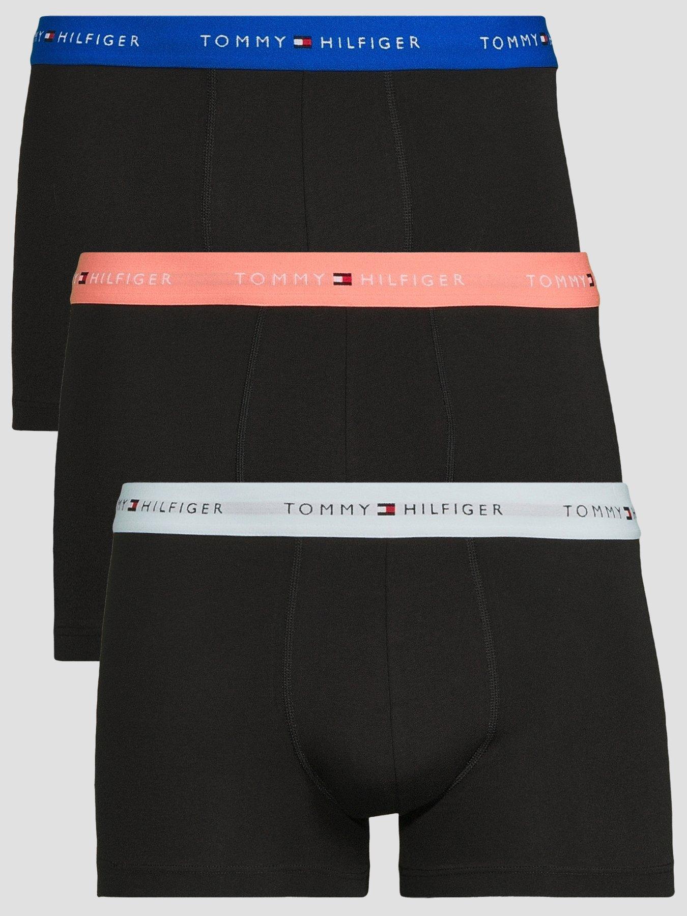 Tommy Hilfiger 3 Pack Signature Cotton Essentials Trunks - Assorted