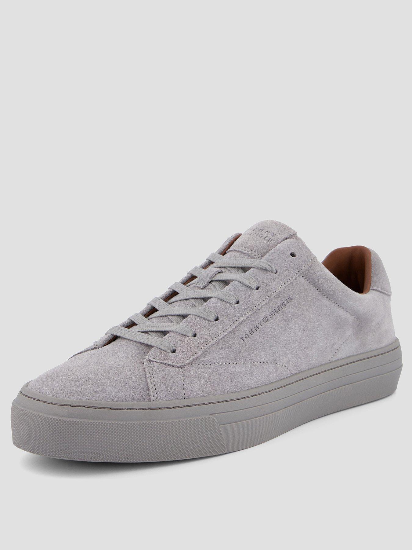 Image 2 of 7 of Tommy Hilfiger Park Premium Suede Trainer - Universal Grey