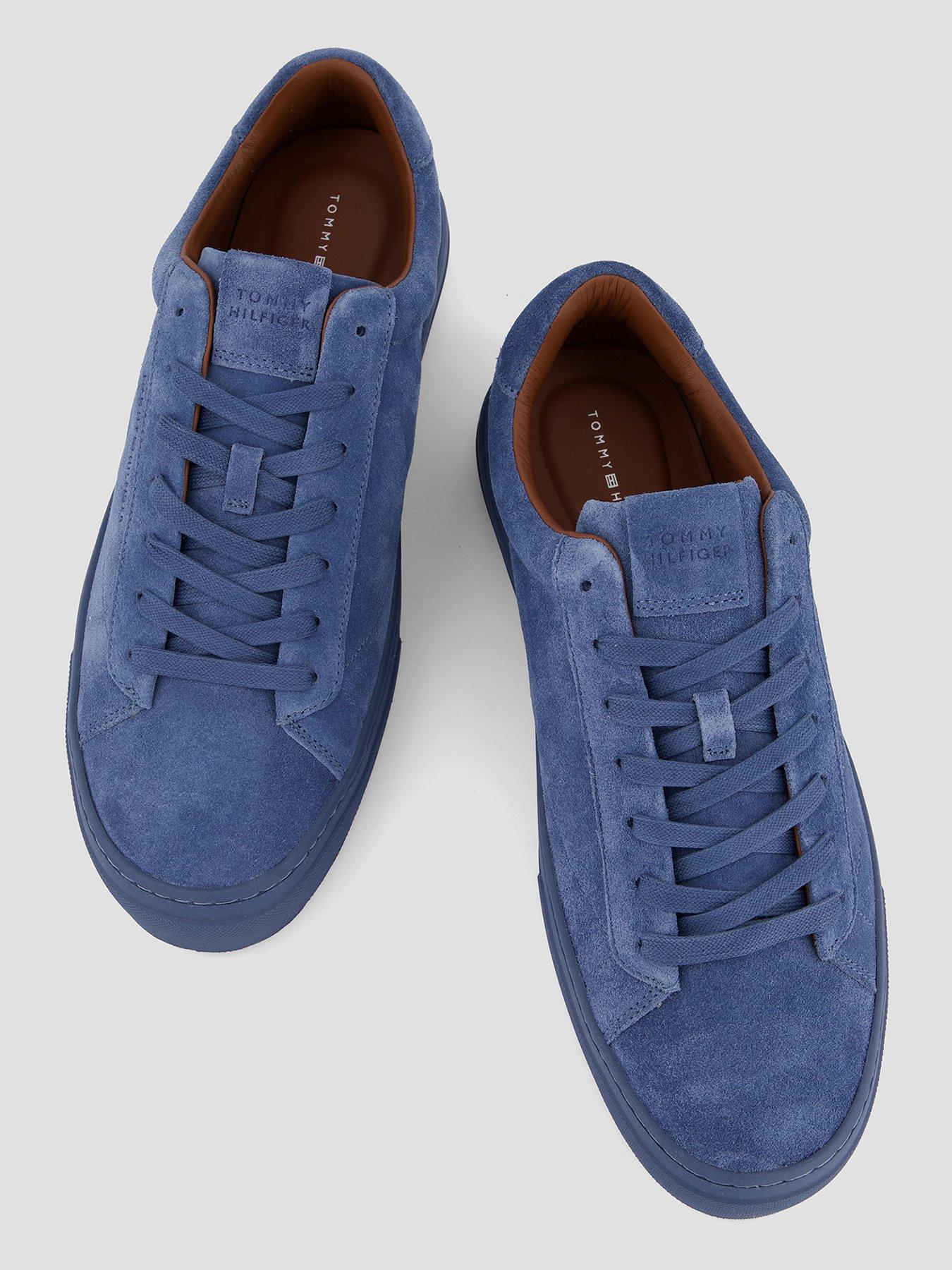 Image 3 of 7 of Tommy Hilfiger Park Premium Suede Trainer - Universal Grey