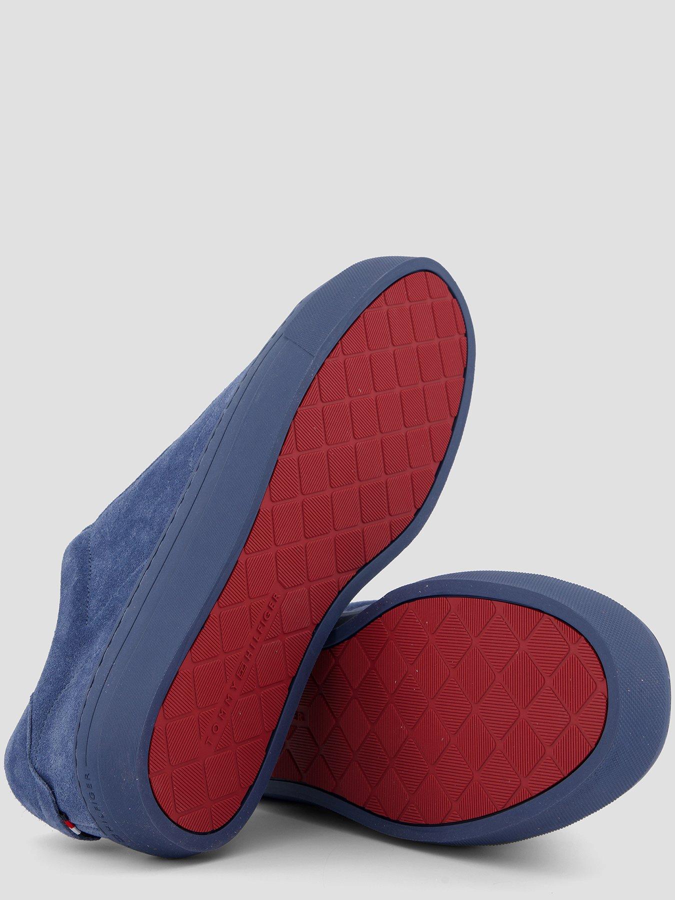 Image 4 of 7 of Tommy Hilfiger Park Premium Suede Trainer - Universal Grey