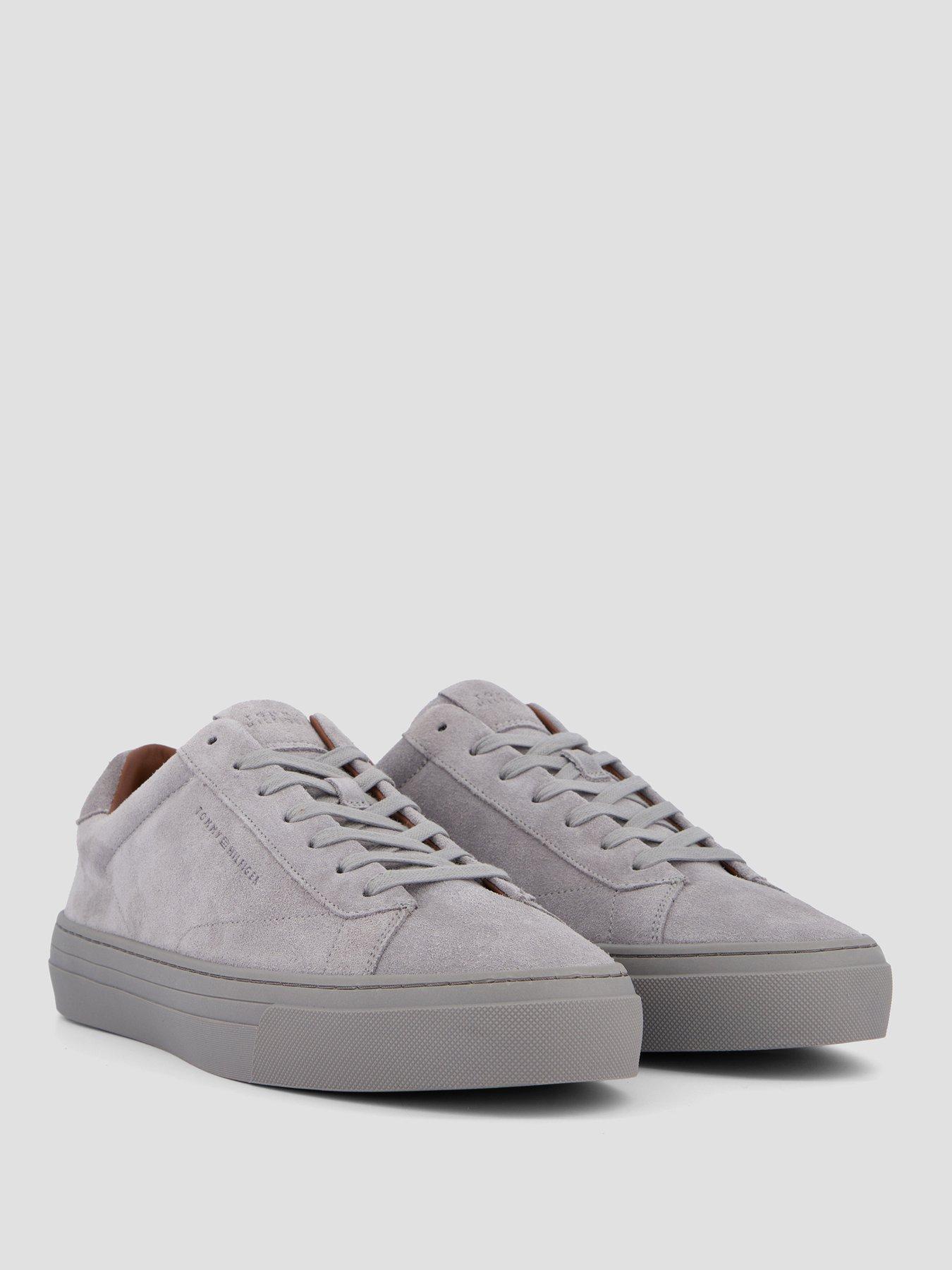 Image 6 of 7 of Tommy Hilfiger Park Premium Suede Trainer - Universal Grey
