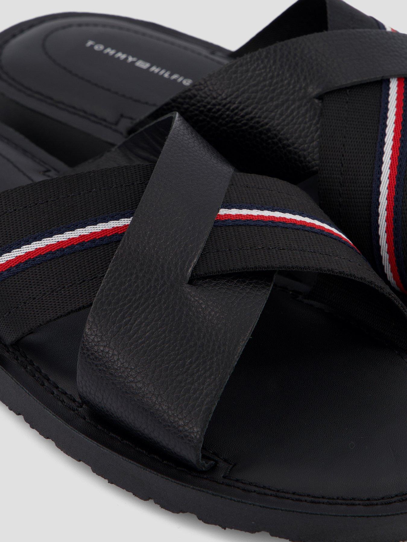 Image 5 of 7 of Tommy Hilfiger Core Lth Criss C Sandal - Black
