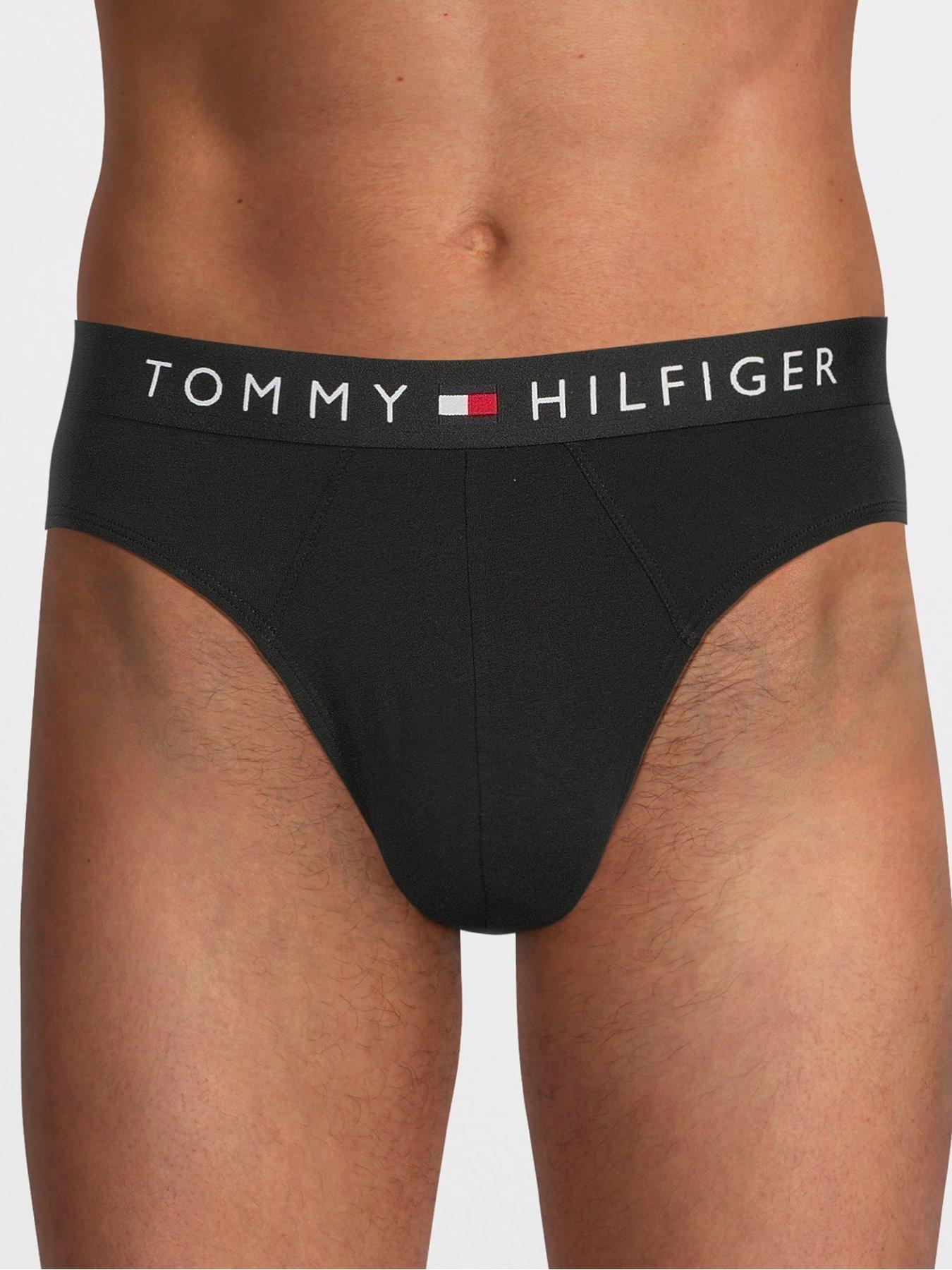 Image 2 of 4 of Tommy Hilfiger 3 Pack Everyday Essentials Briefs - Black