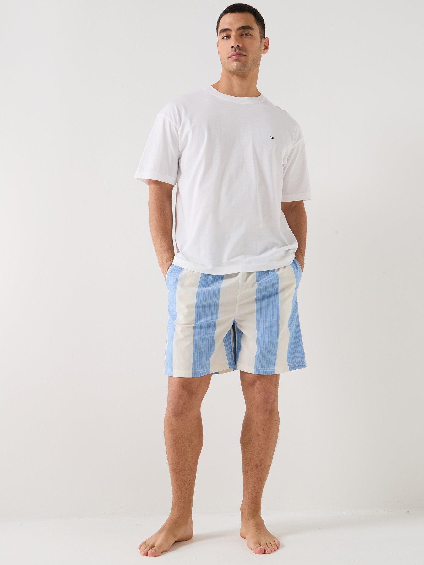 tommy-hilfiger-woven-short-print-pyjama-set-whitefront