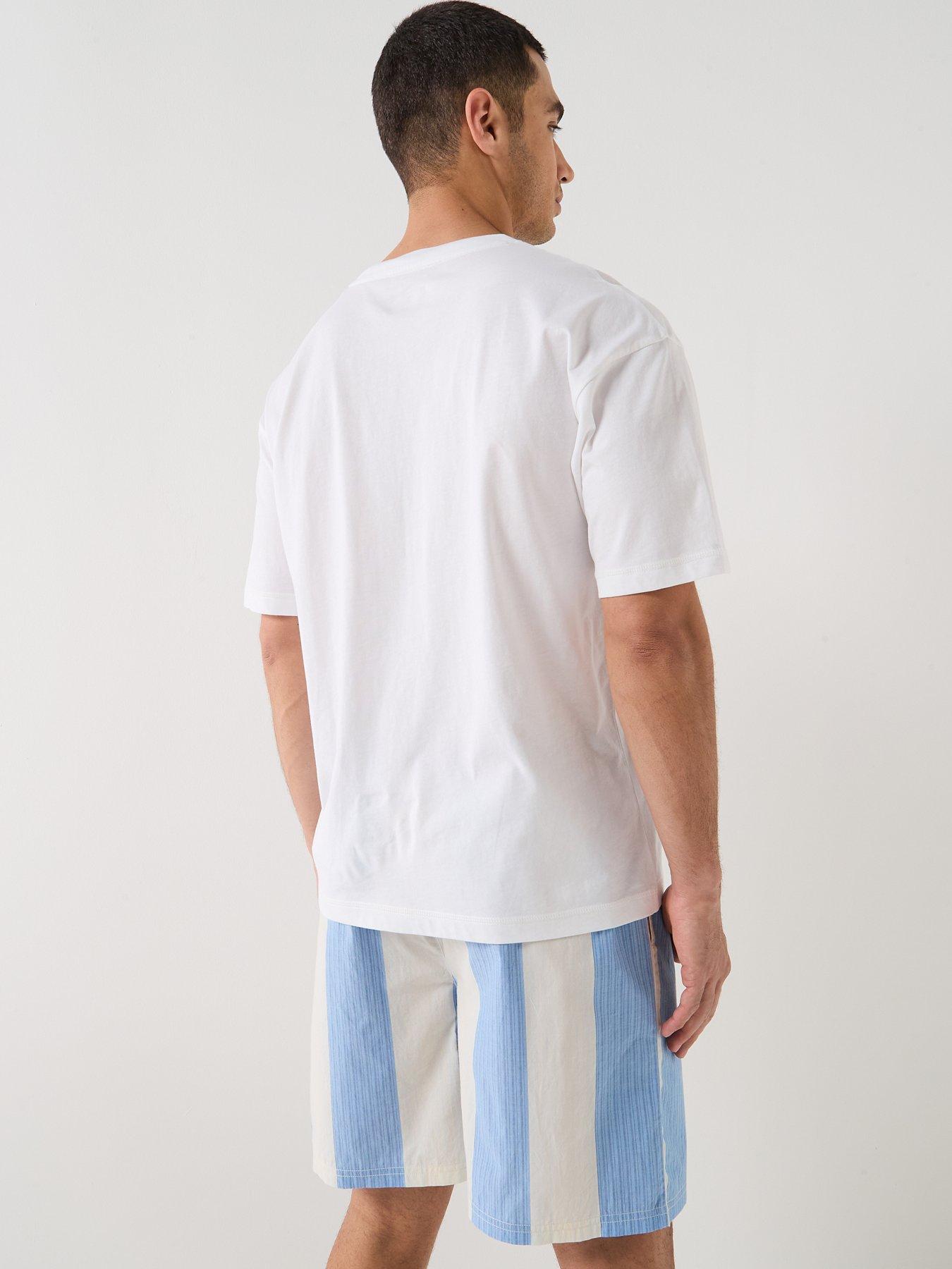 tommy-hilfiger-woven-short-print-pyjama-set-whitestillFront