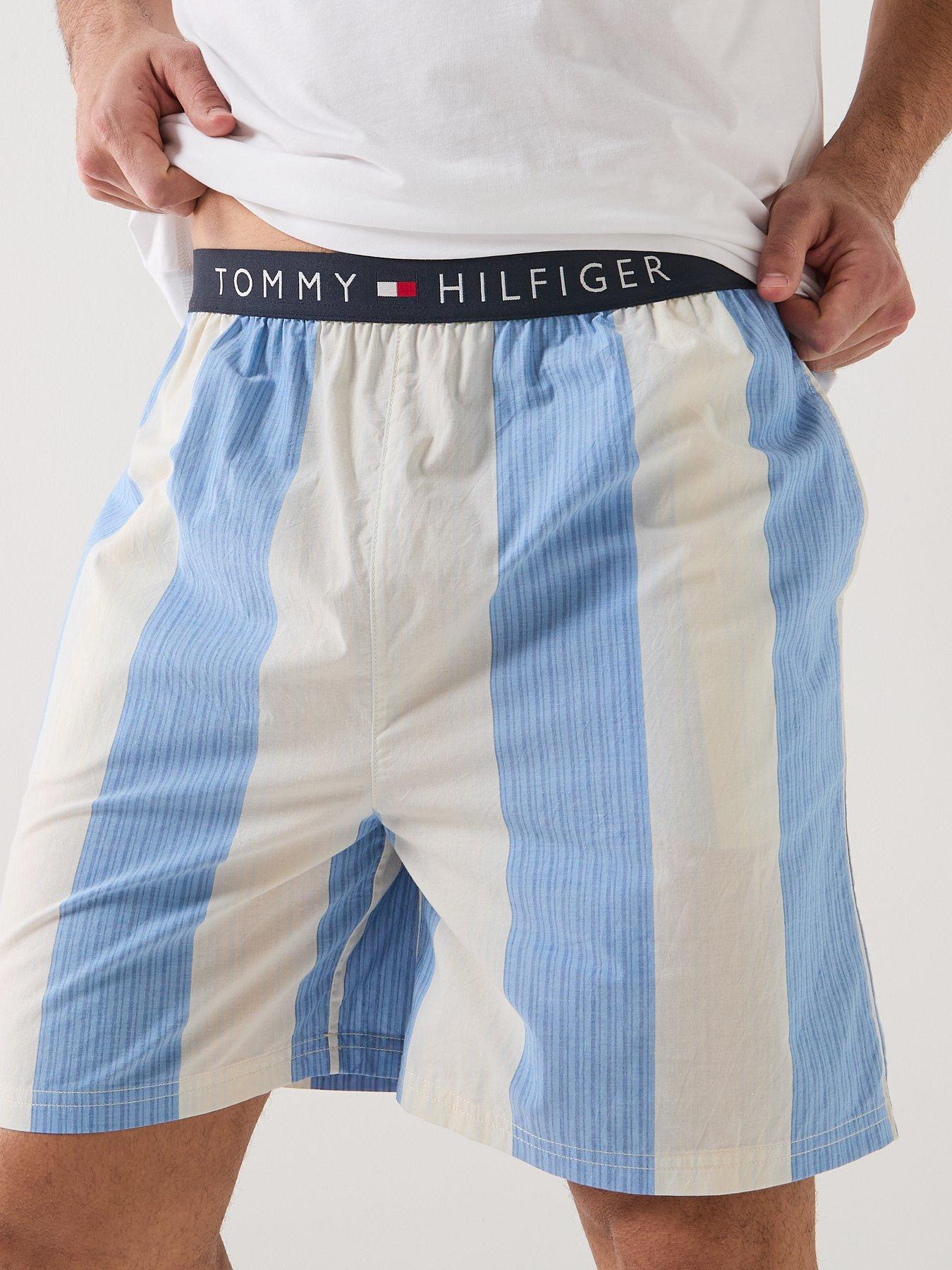 tommy-hilfiger-woven-short-print-pyjama-set-whiteoutfit