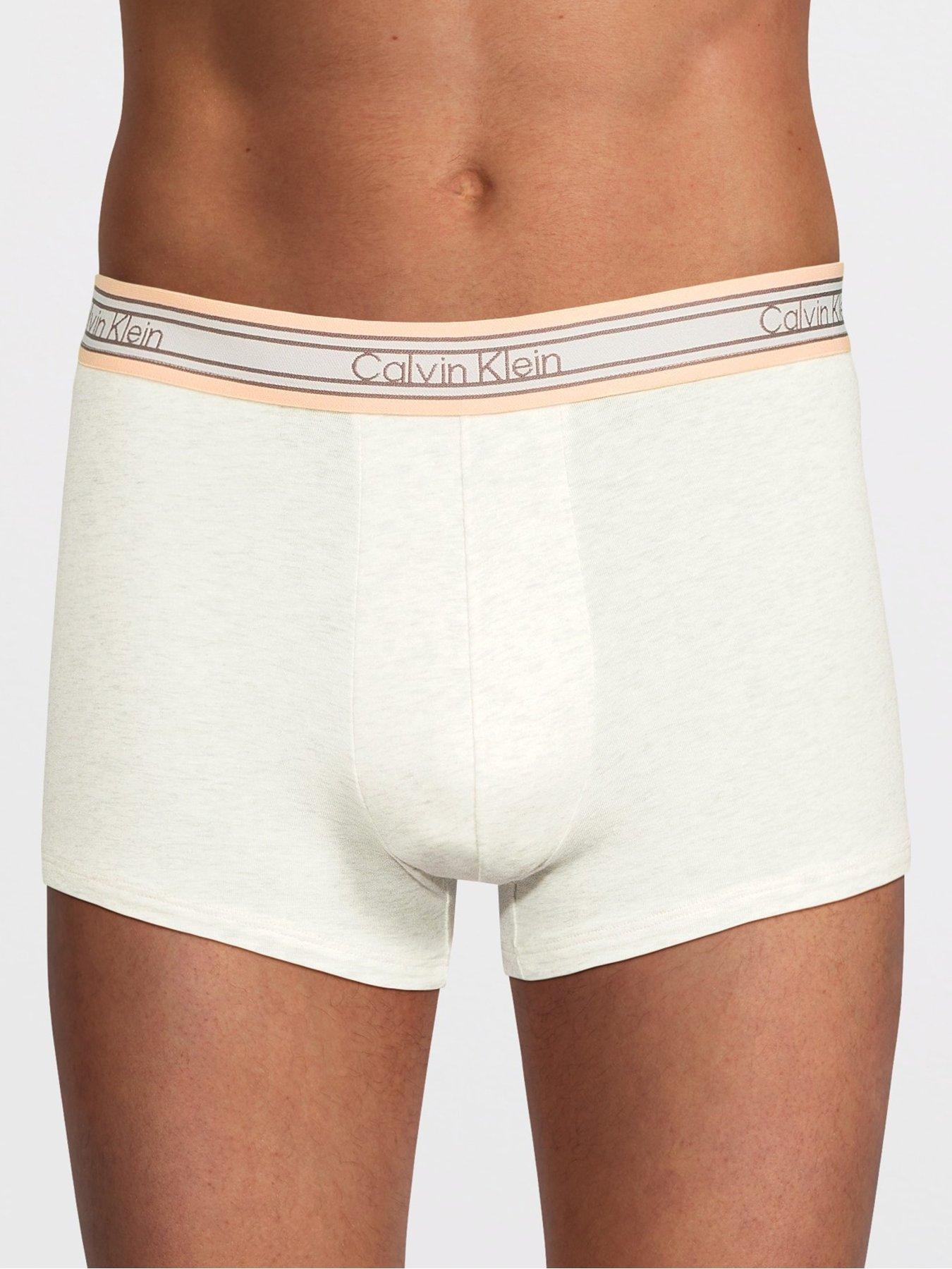 Image 2 of 3 of Calvin Klein Underwear 3 Pack Retro Stripe Trunks - Assorted