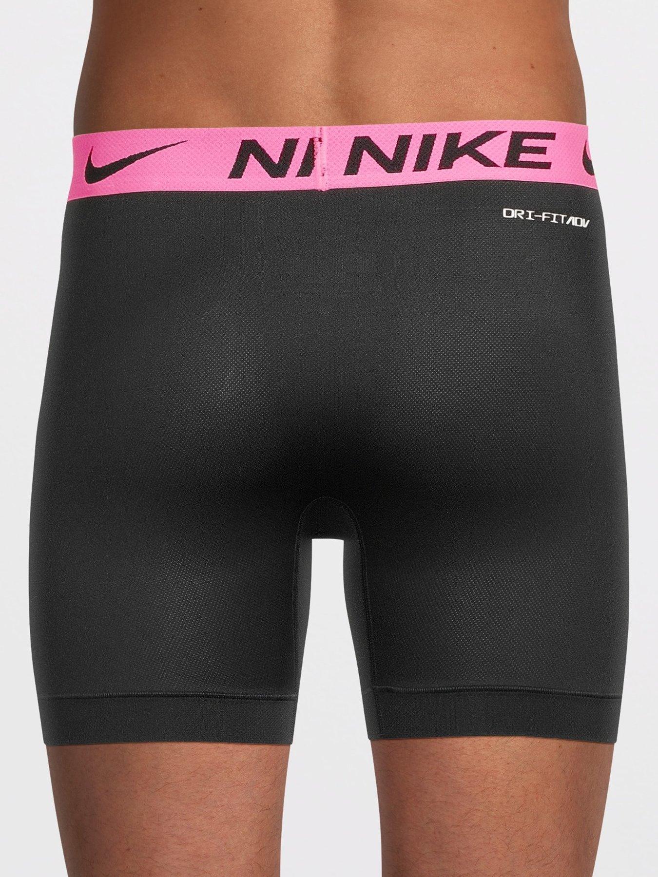 Image 3 of 3 of Nike Micro 3 Pack Boxer Brief - Black/Multi