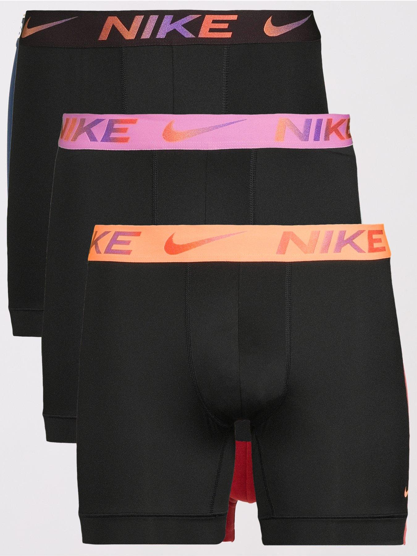 Nike Micro 3 Pack Boxer Brief - Black/Multi