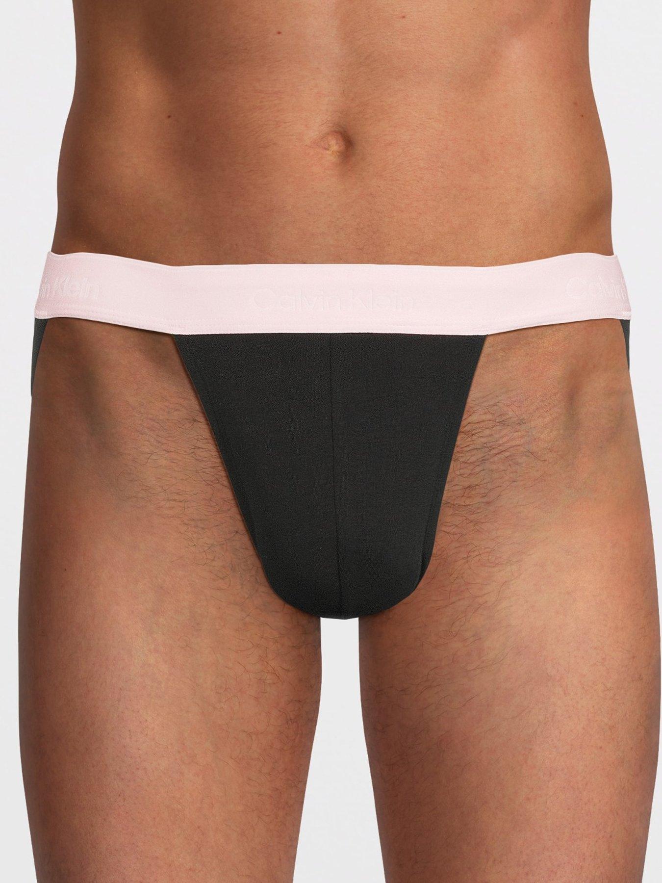 calvin-klein-underwear-icon-cotton-stretch-jockstrap-briefs-blackstillFront