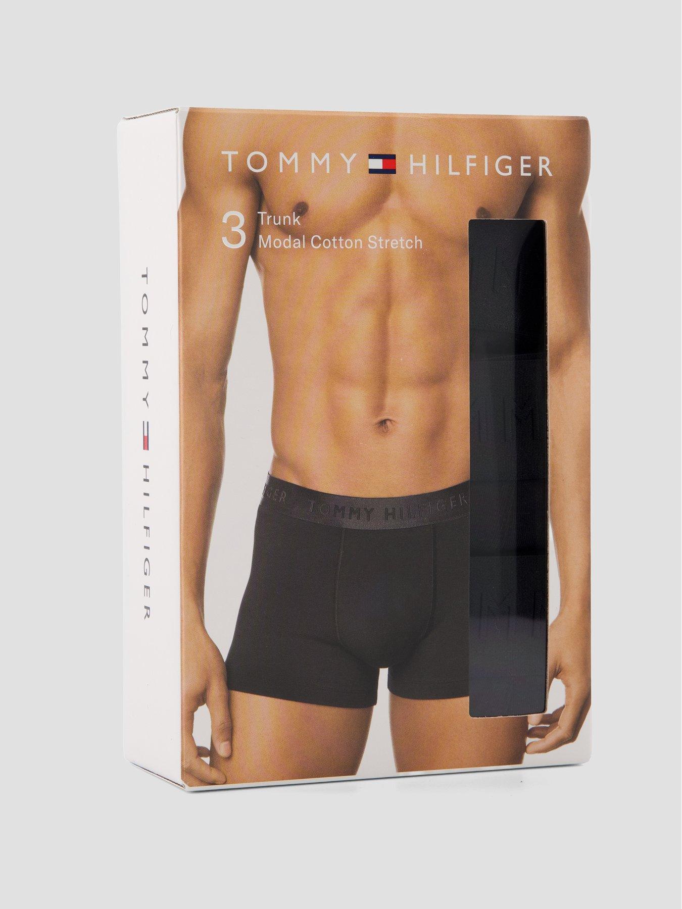 Image 4 of 4 of Tommy Hilfiger 3 Pck Everyday Luxe Model Trunks - Black